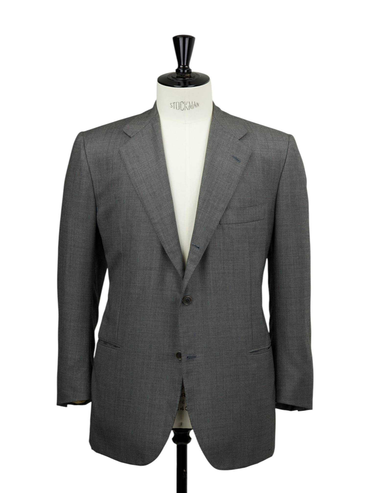 Kiton Grey Wool Regular-Fit Sharkskin Suit