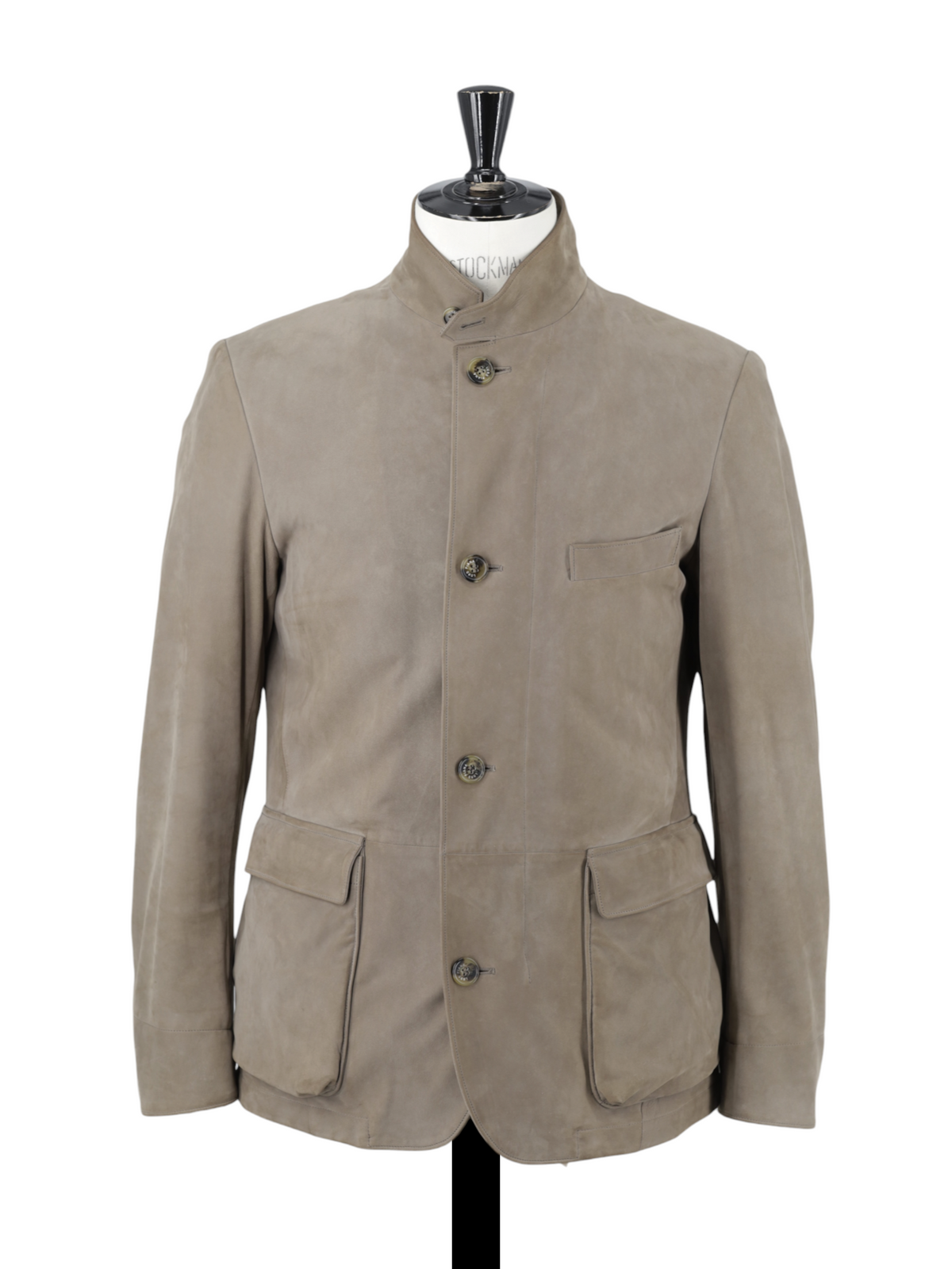 Loro Piana Taupe Lambskin Nappa-Leather Traveller Jacket
