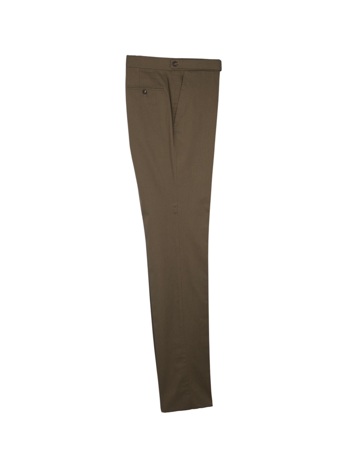 Sartoria Voglio Dark Khaki Cotton-Twill Sartorial Gurkha Trousers