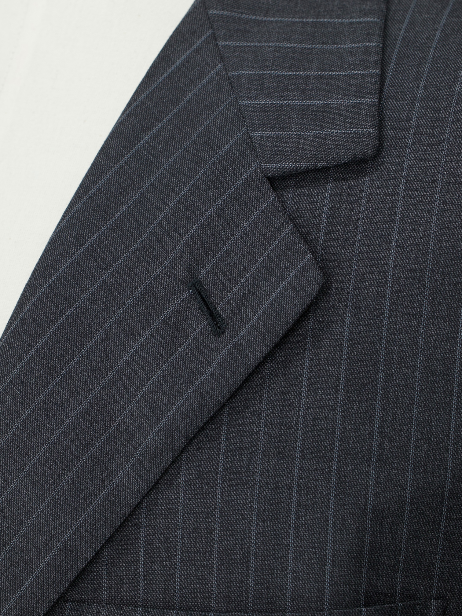 Brioni Grey Fine-Wool Classic Roman-Style Pinstripe Palatino Suit