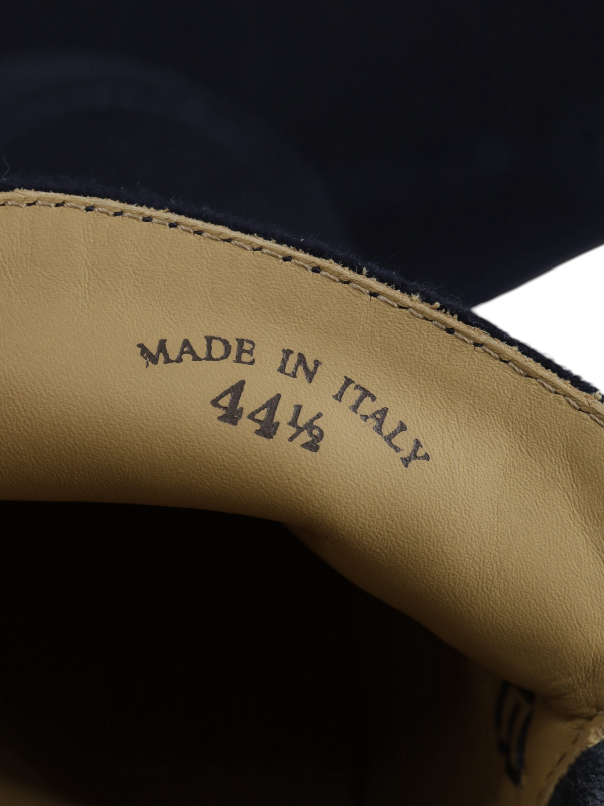 Loro Piana Navy Wool & Suede Summer Walk