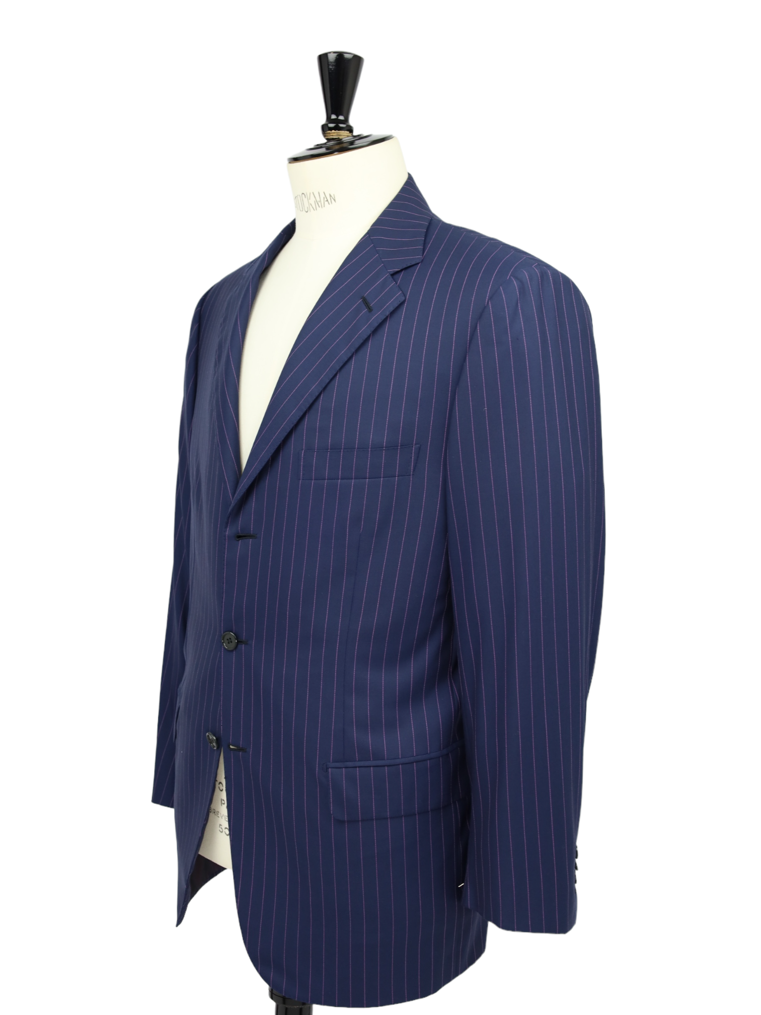 Brioni Blue Super 150's Pinstripe Parlamento Suit