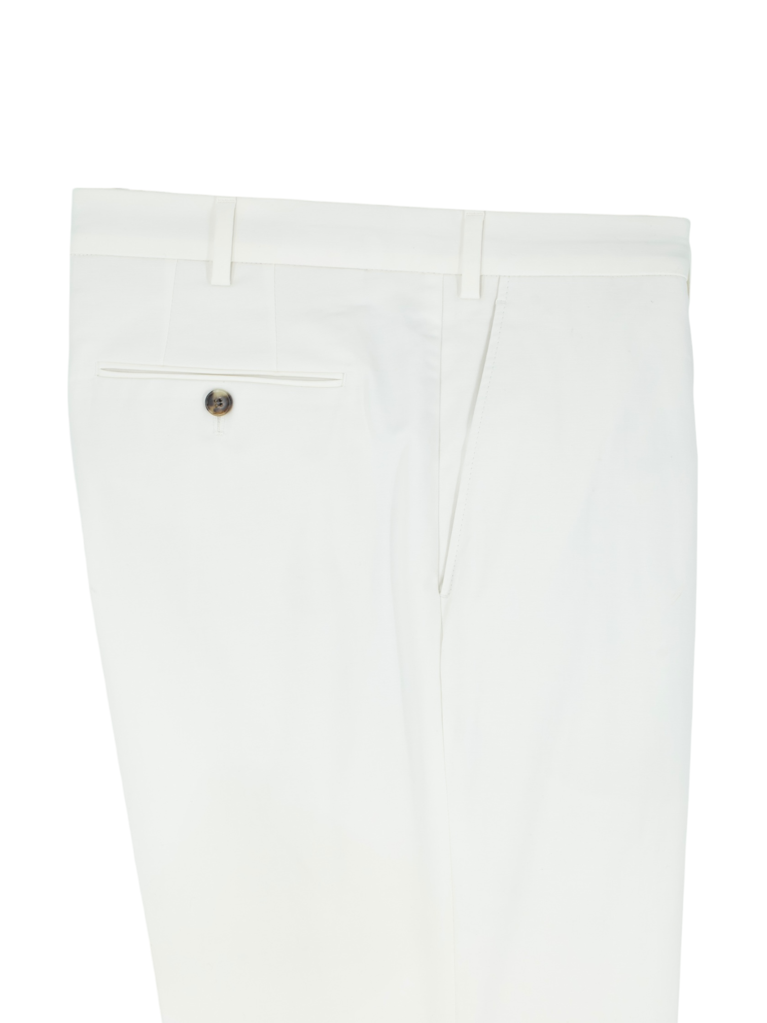 Loro Piana Offwhite Cotton-Stretch Twill Carlo Trousers