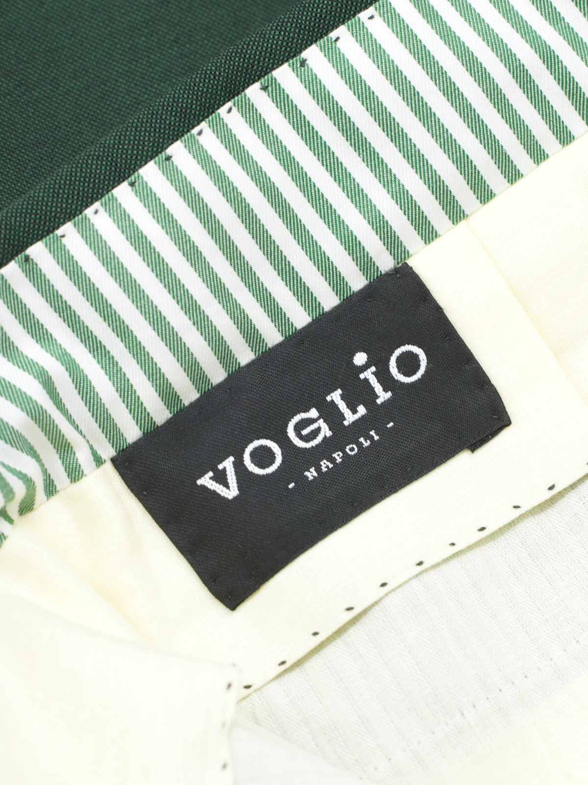 Sartoria Voglio Racing Green "Fresco Lite" Wool Sartorial Trousers