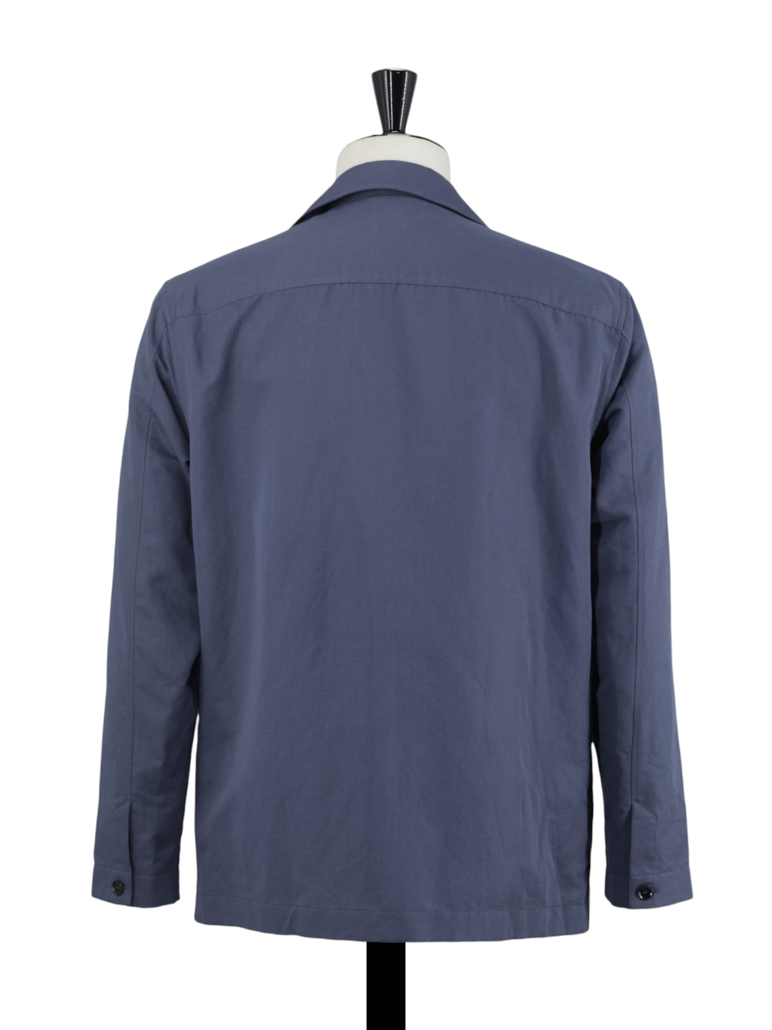 Brioni Lavender Linen & Cotton Camp-Collar Shirt Jacket