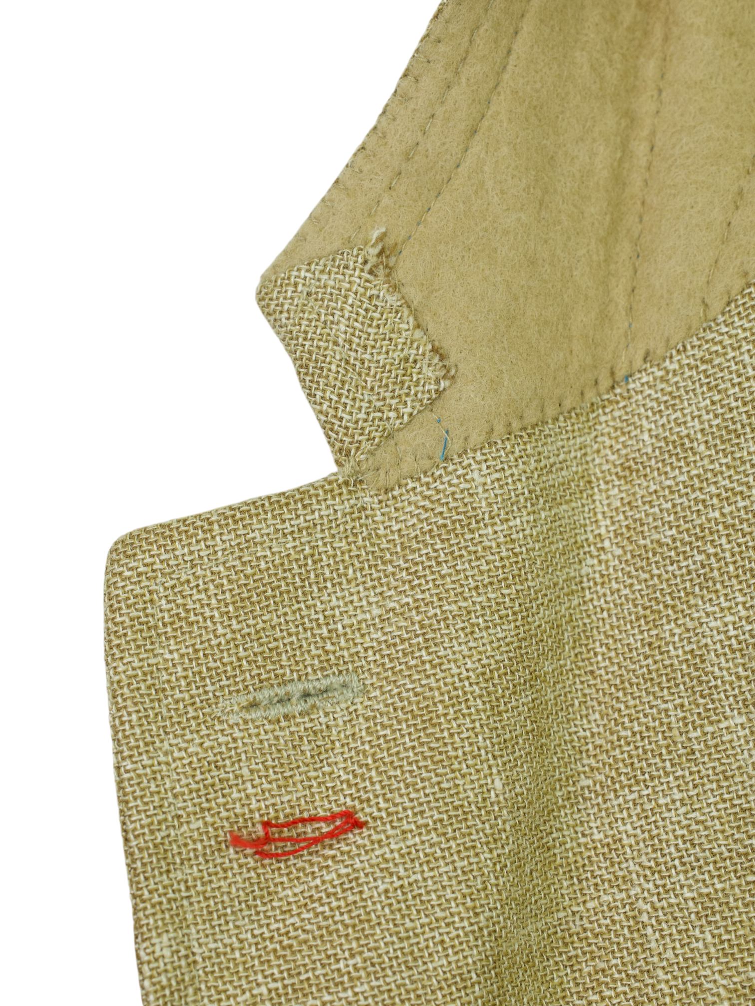 Isaia Sand Cotton, Silk, Linen & Wool Hopsack Jacket