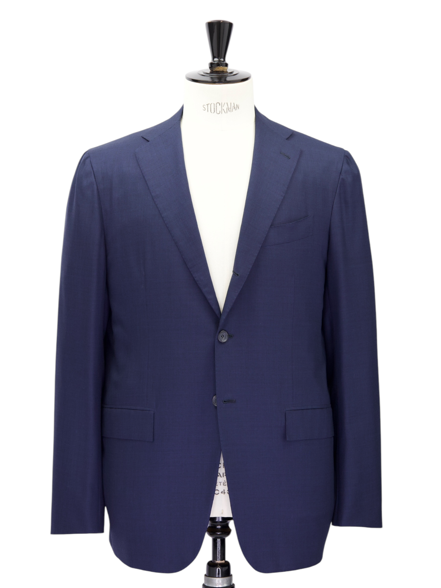 Kiton Navy 14-Micron Pinpoint Suit + Extra Trousers