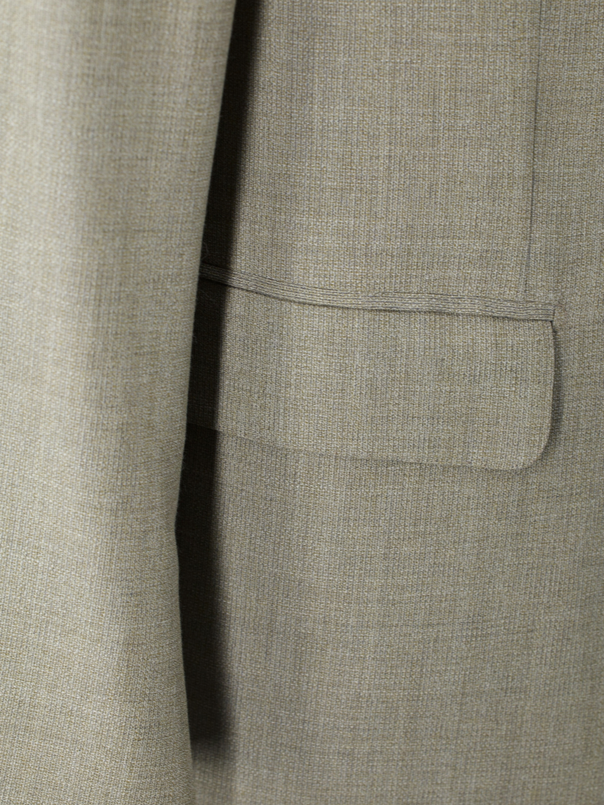 Brioni Sage Grey Wool Summer-Hopsack Chigi Jacket