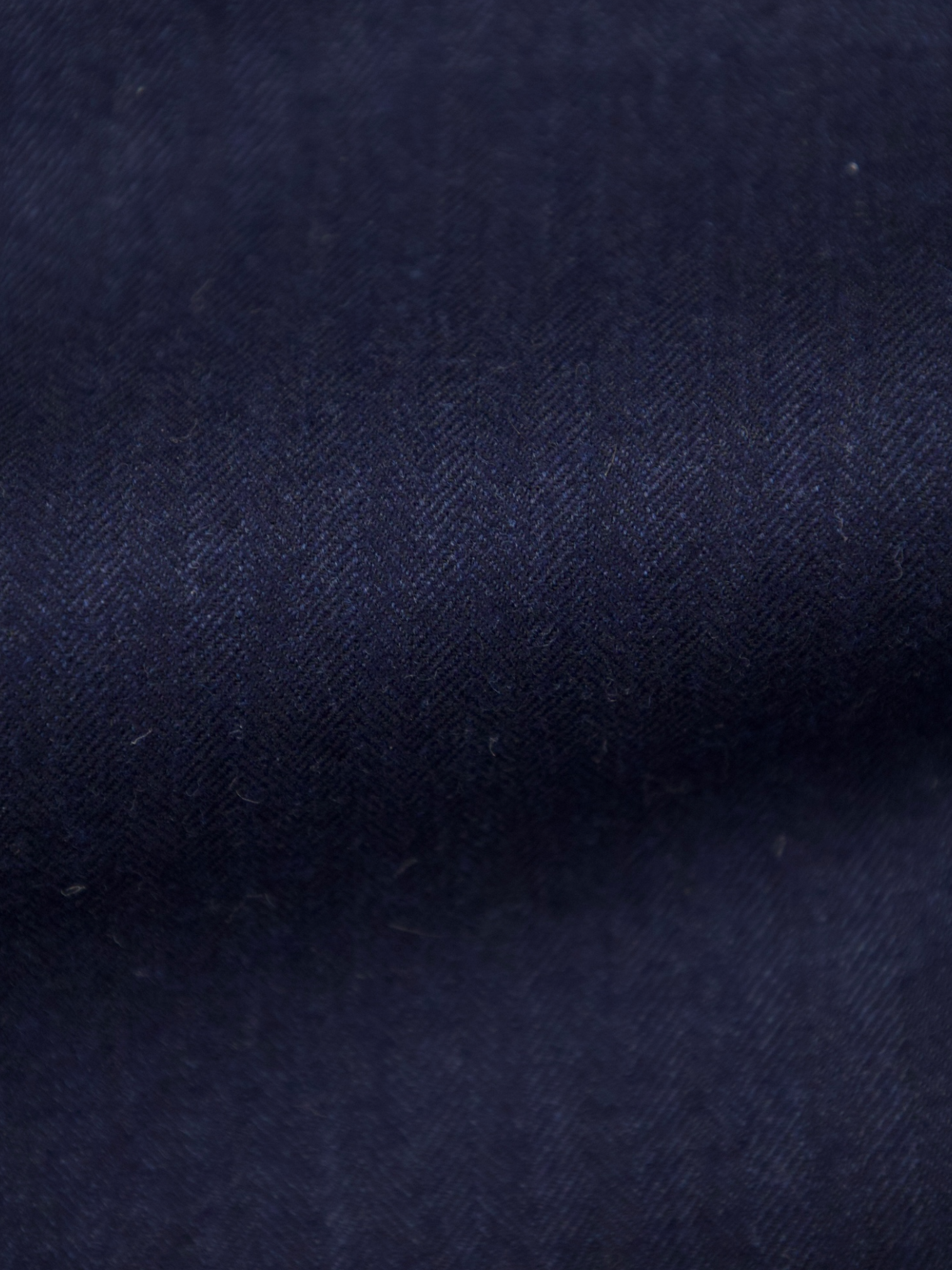 PT01 Dark Blue Wool & Silk Herringbone Slim-Fit Trousers