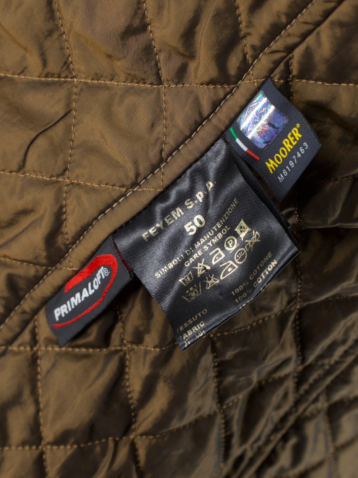 MooRER Chocolate Brown Cotton-Twill Fieldjacket