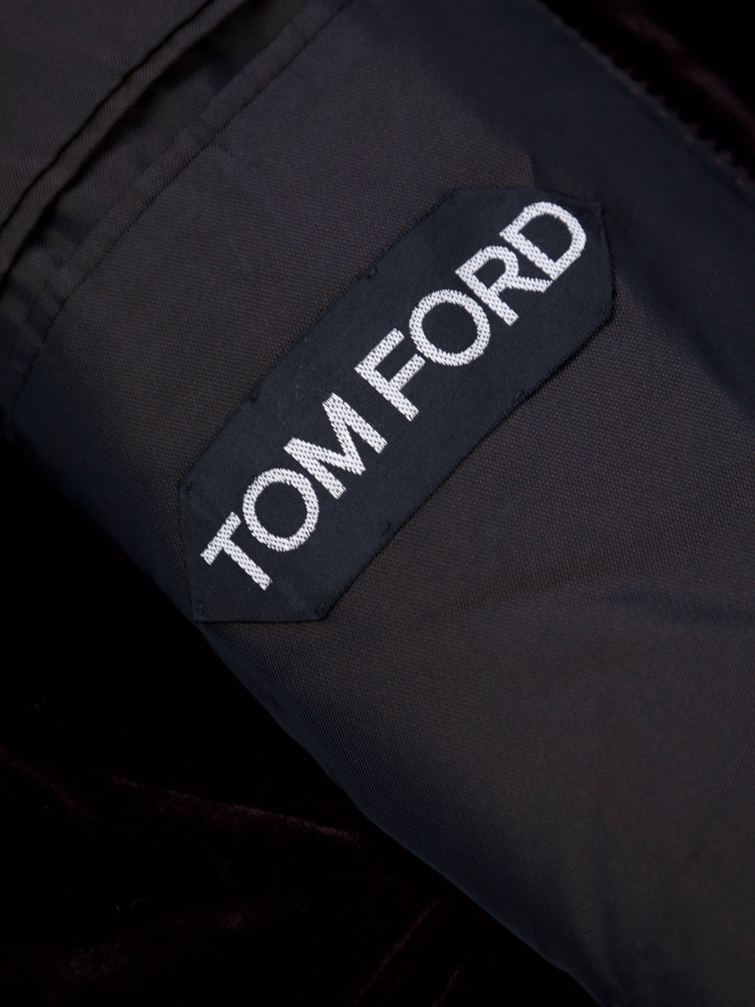 Tom Ford Aubergine Viscose-Blend Velvet Wetherby Jacket