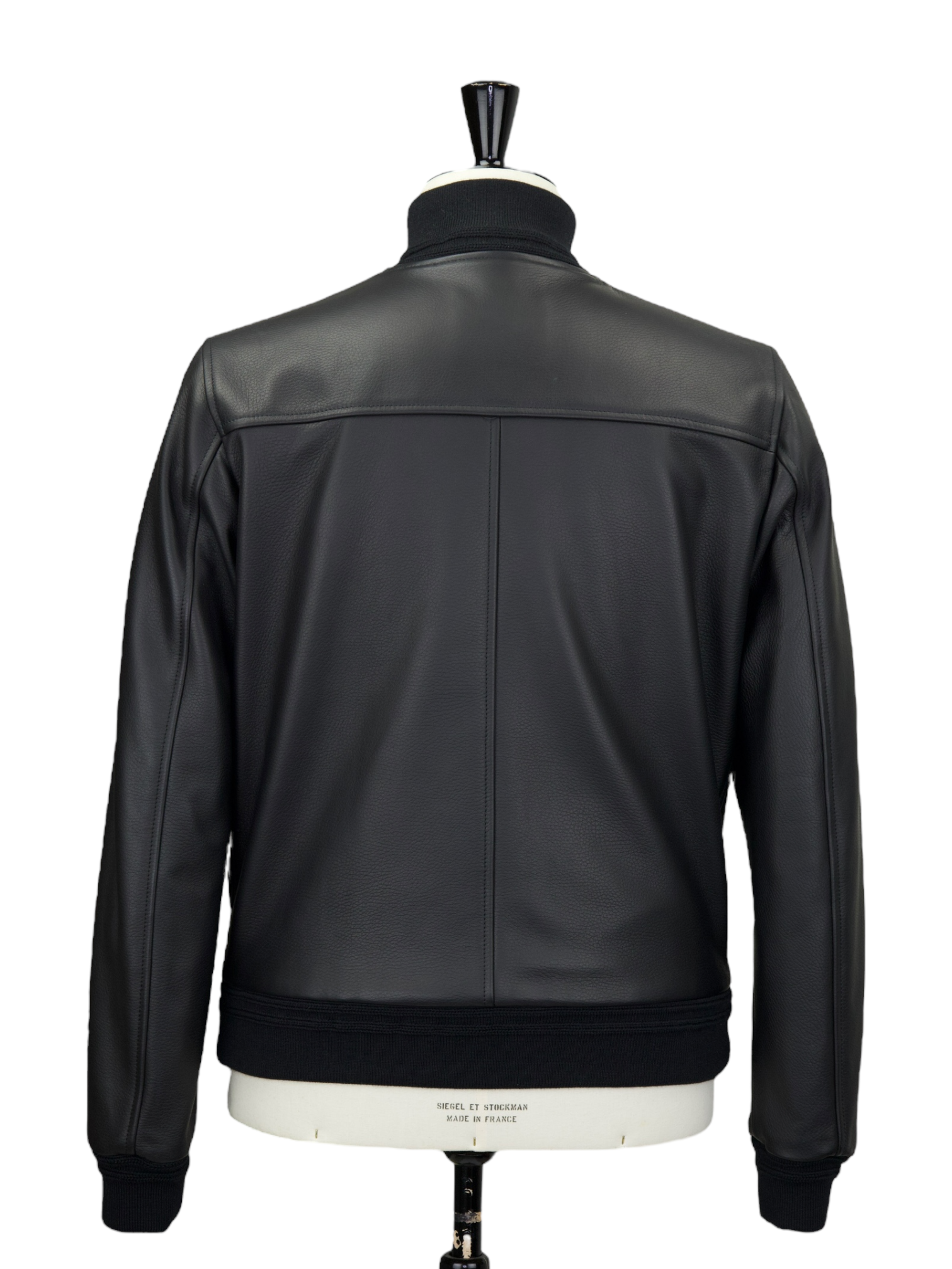 Valstar x Loro Piana Black Leather & Cashmere Lining Valstarino Jacket