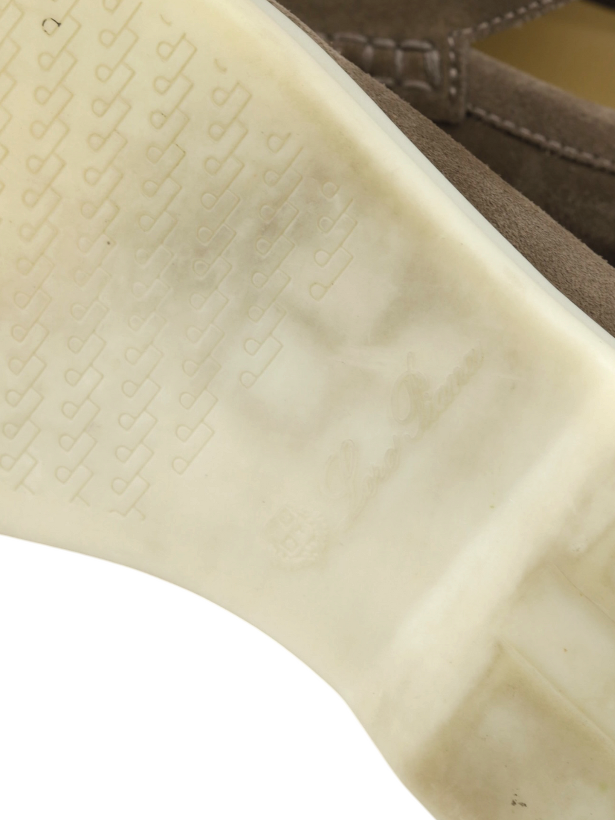 Loro Piana Taupe Suede Summer Walk