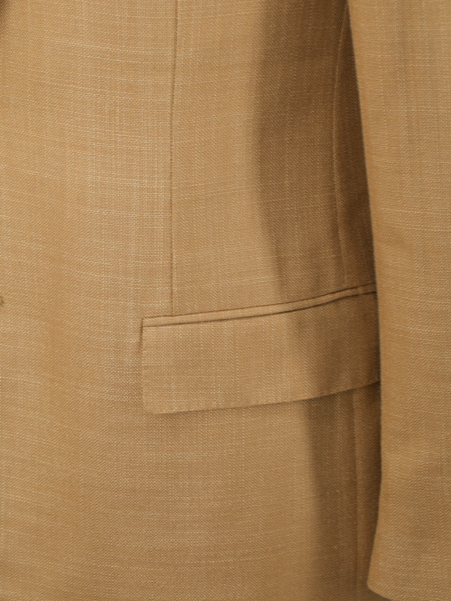 Corneliani Apricot Orange Silk & Wool Basket-Weave Jacket