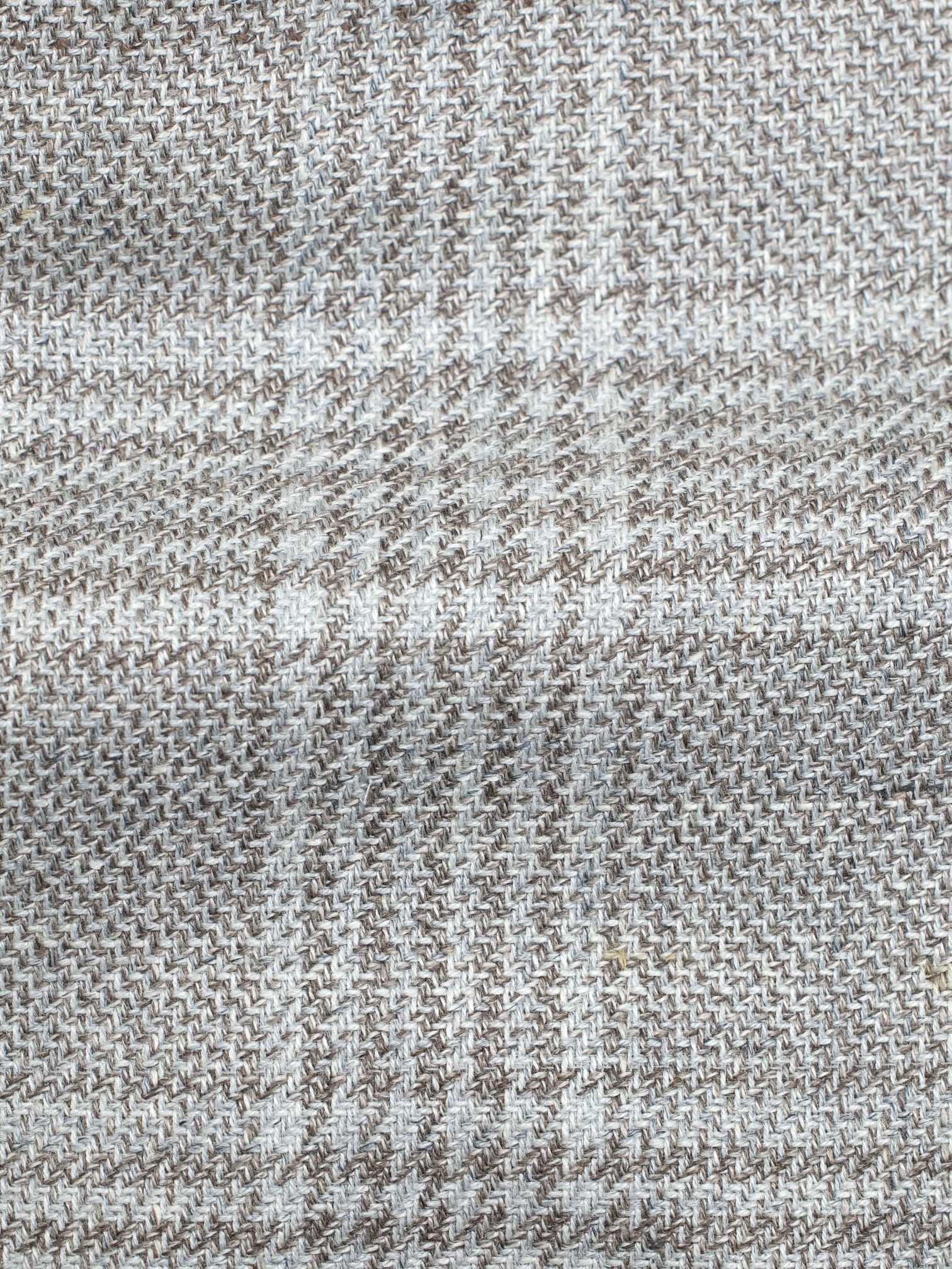 Cesare Attolini Taupe & Ice Blue Wool, Silk & Linen Glenplaid Jacket
