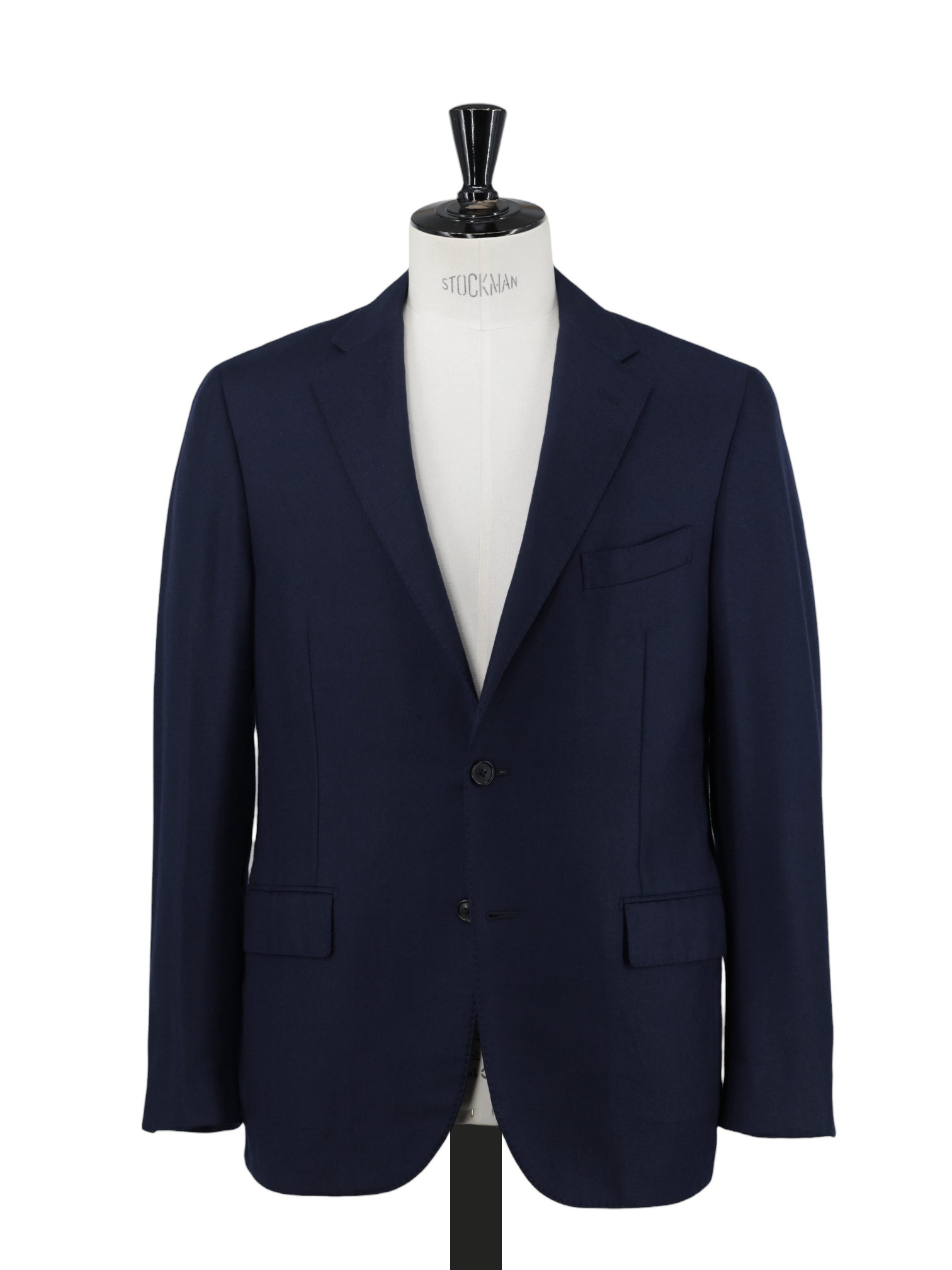 Corneliani Navy Pure Cashmere Twill Academy Jacket
