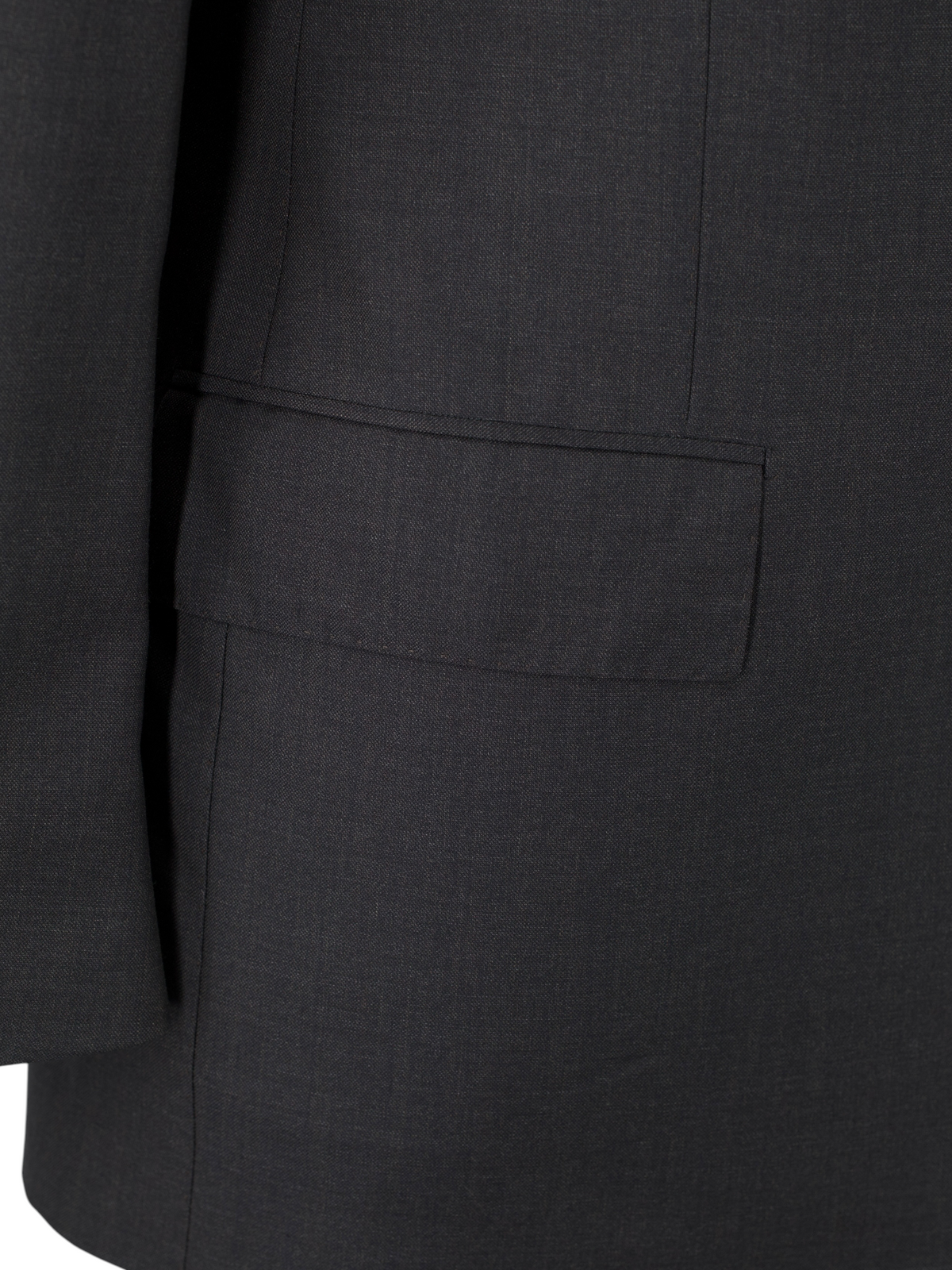 Cesare Attolini Anthracite Super 130's Plain Suit