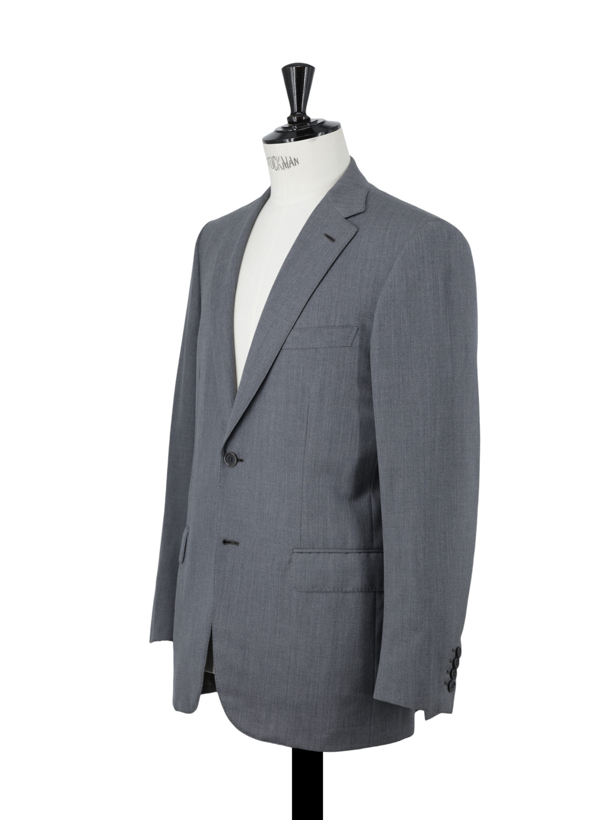 Brioni Grey Super 150's Micro-Herringbone Suit