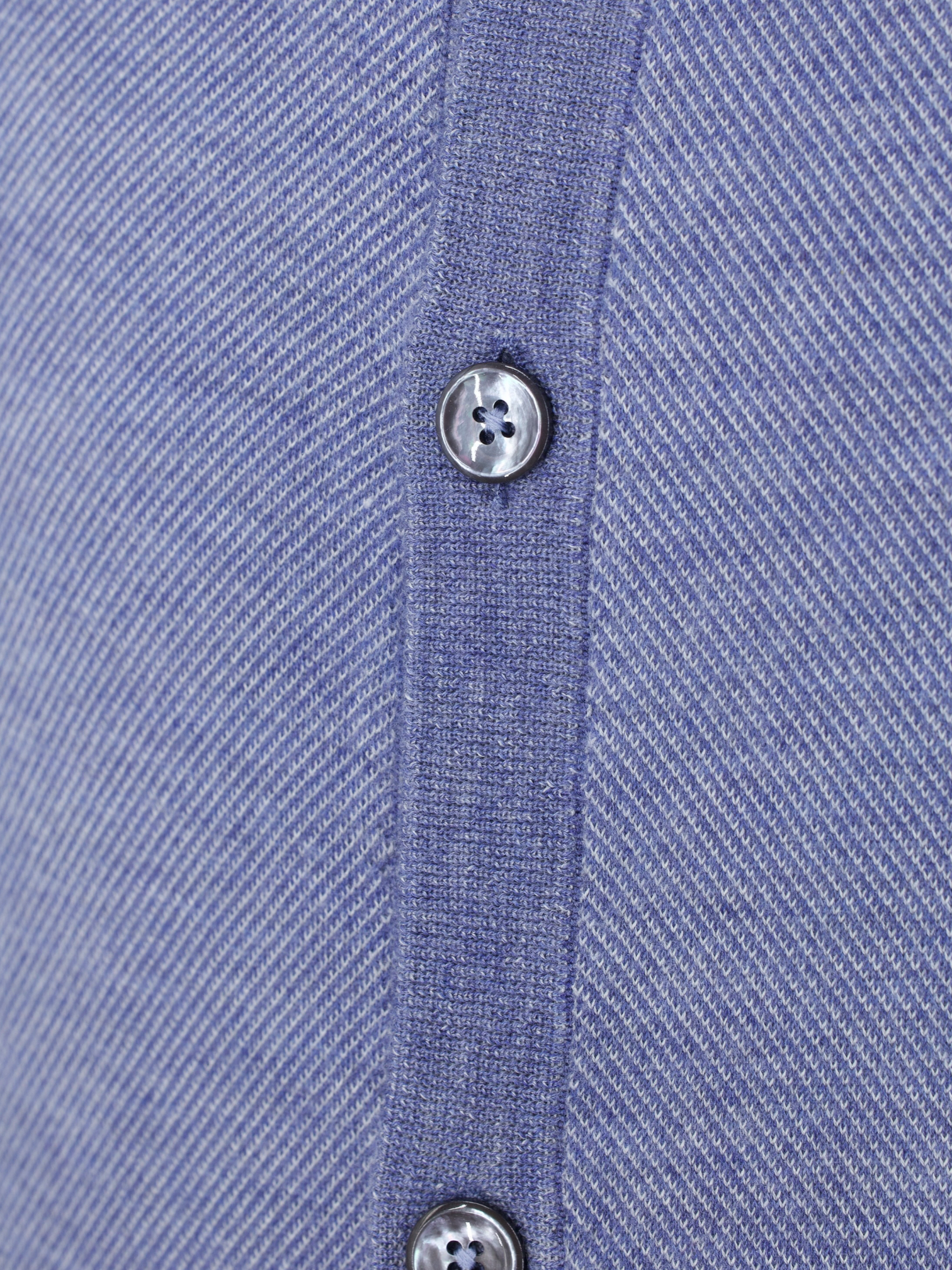 Cesare Attolini Periwinkle Blue Cashmere & Silk Cardigan