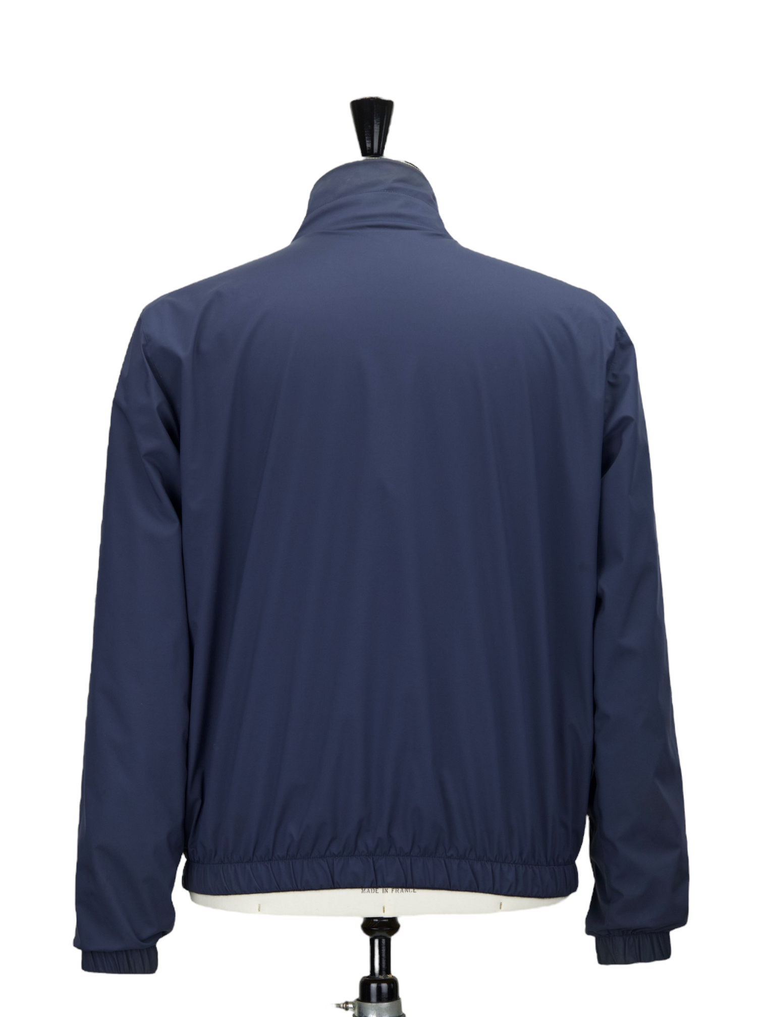 Loro Piana Navy Reversible Cashmere & Green Storm System Windmate Bomber Jacket