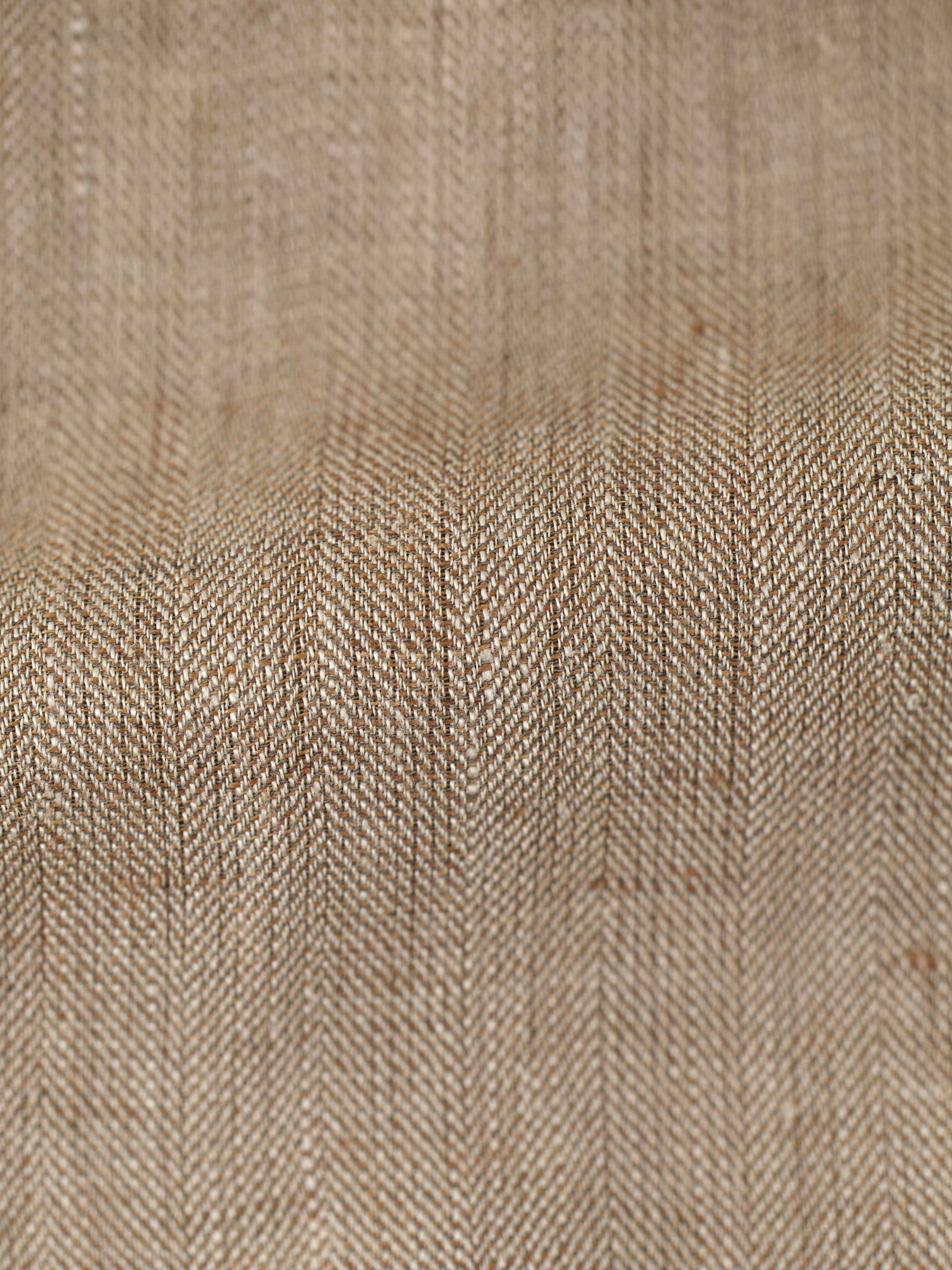 Cesare Attolini Light Brown Linen, Wool & Silk Herringbone Summer Jacket