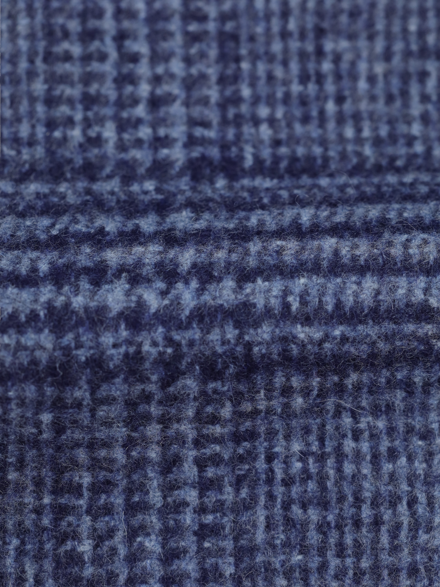Kiton Bluette Pure Plushy-Cashmere Prince of Wales Winter Jacket