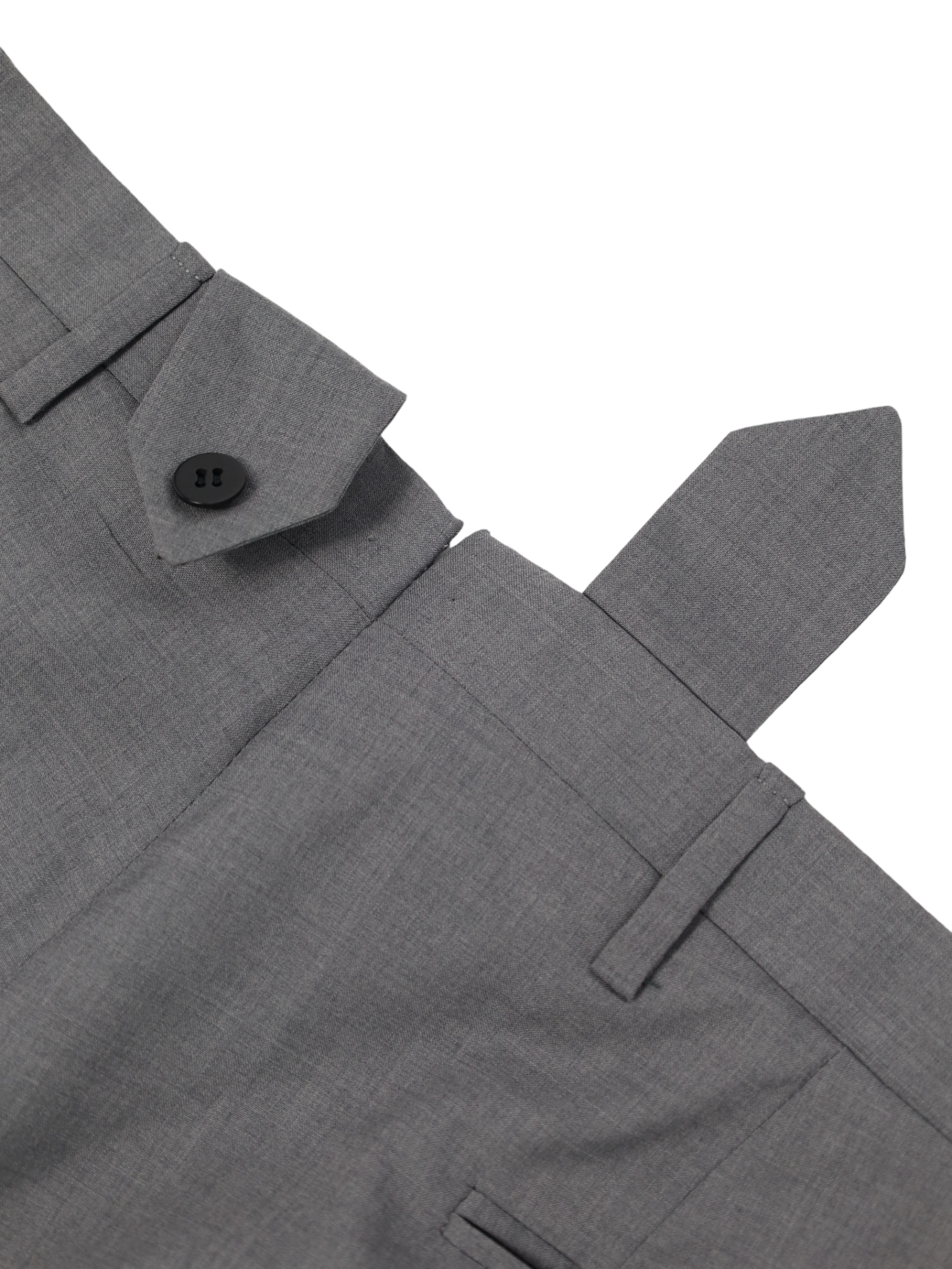 Kiton Light Grey 14-Micron Trousers