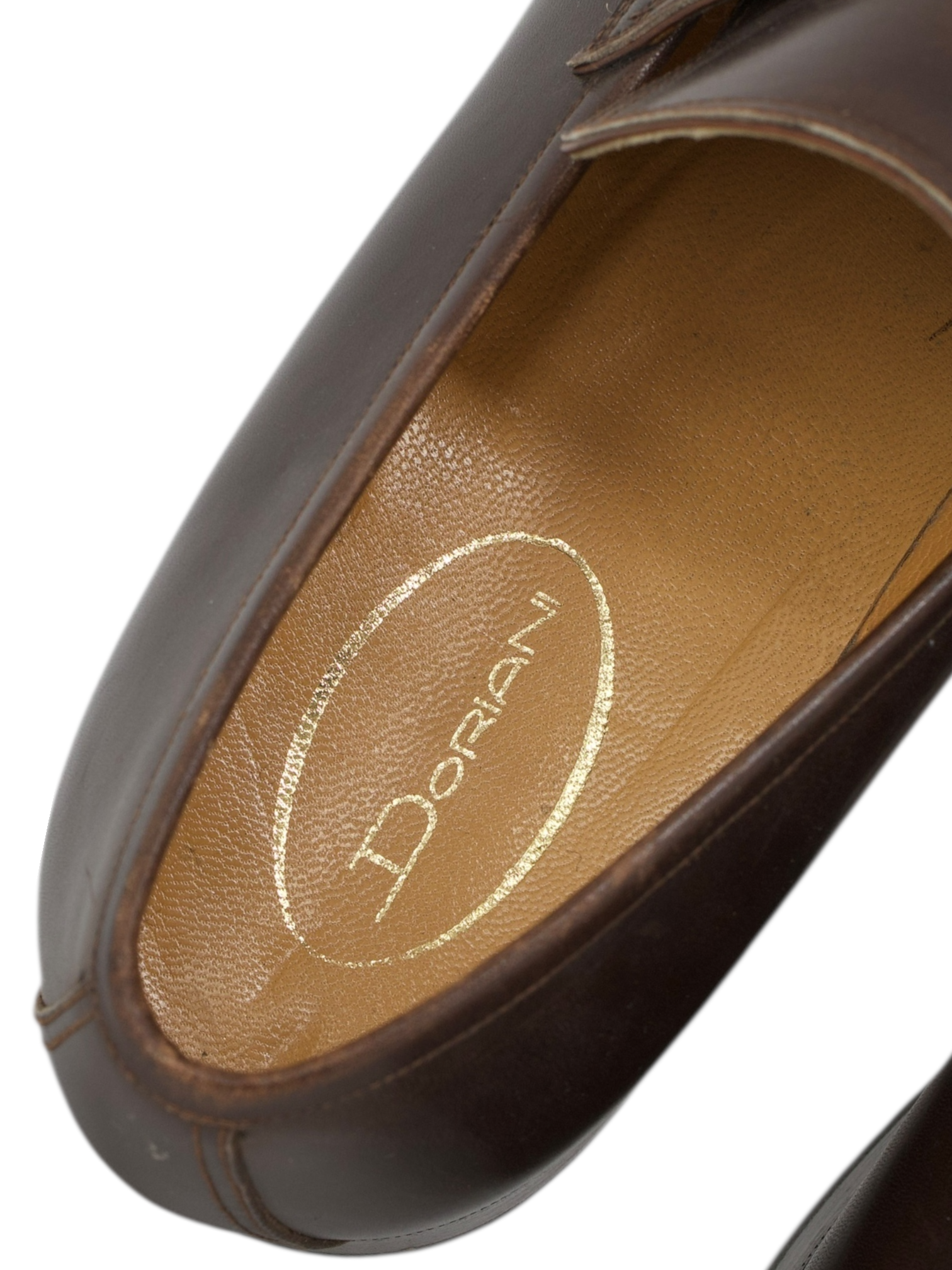 Doriani Dark Brown Leather Penny Loafer