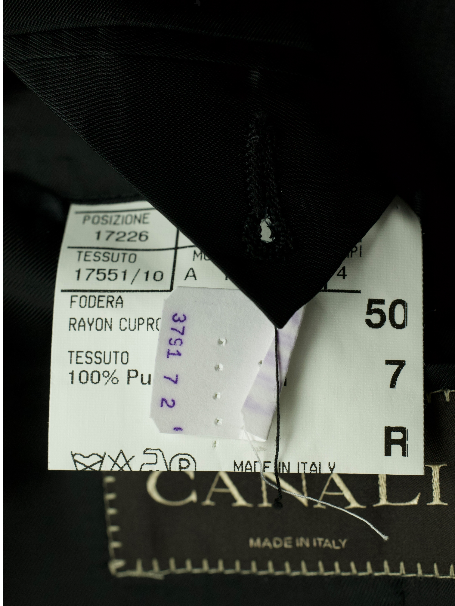 Canali Black & Grey Fine-Wool Traditional Micro-Herringbone Morning Suit