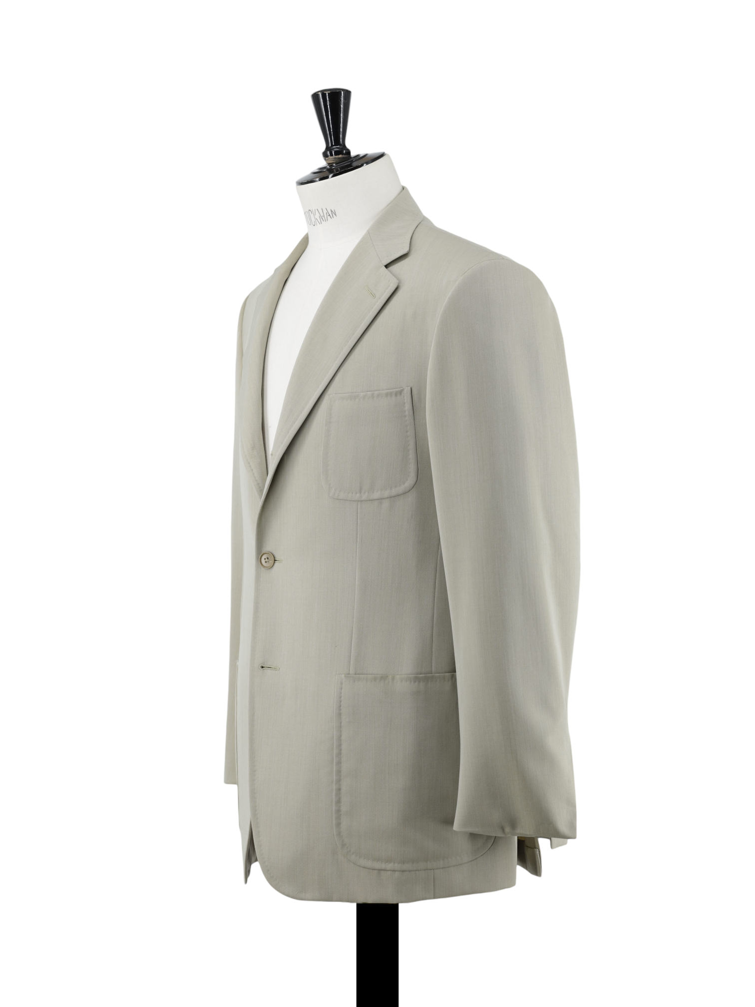 Isaia Khaki Lightweight-Wool Twill Summer Suit