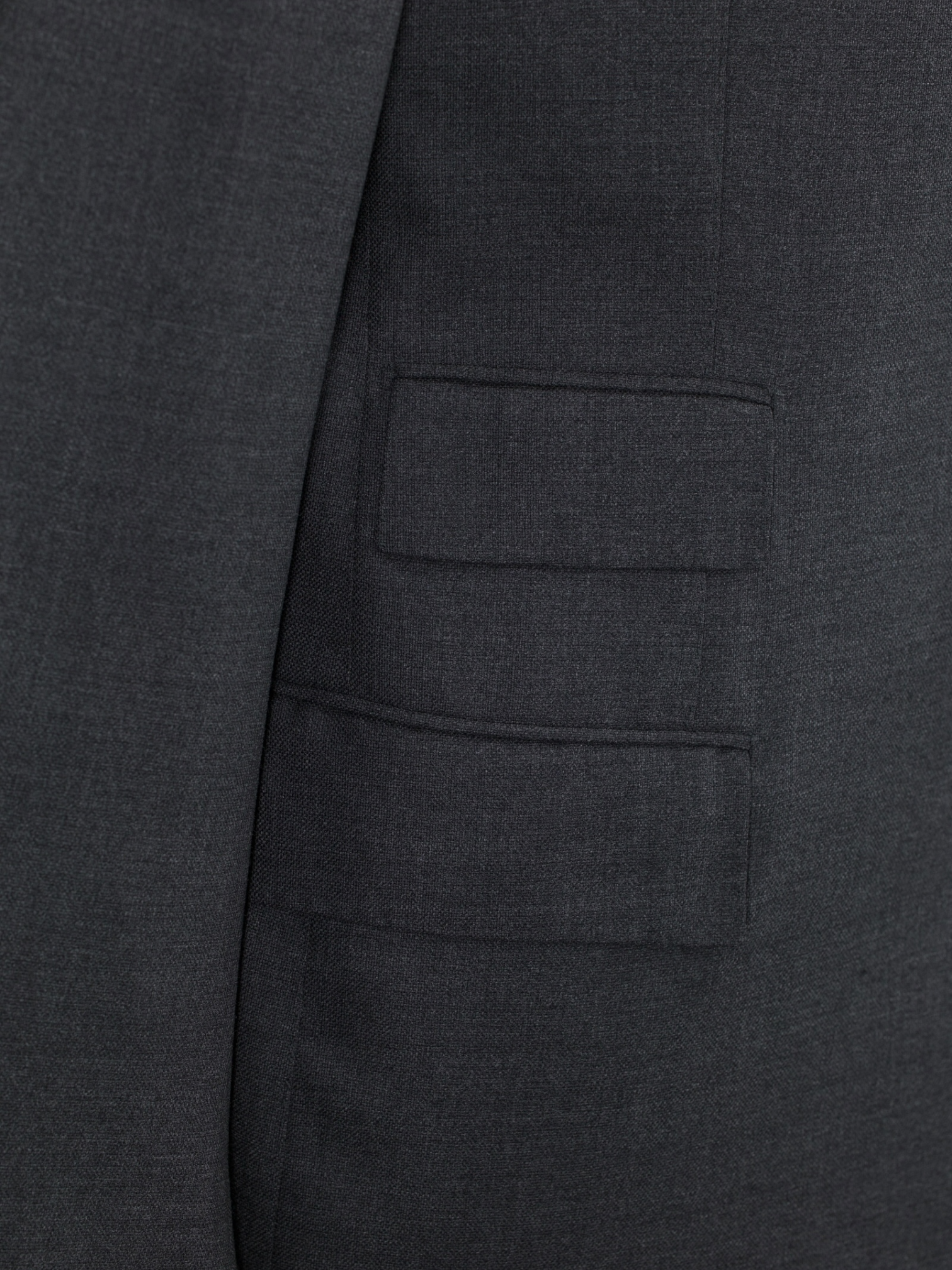 Cesare Attolini Dark Grey Lightly-Brushed High-Twist Wool Suit