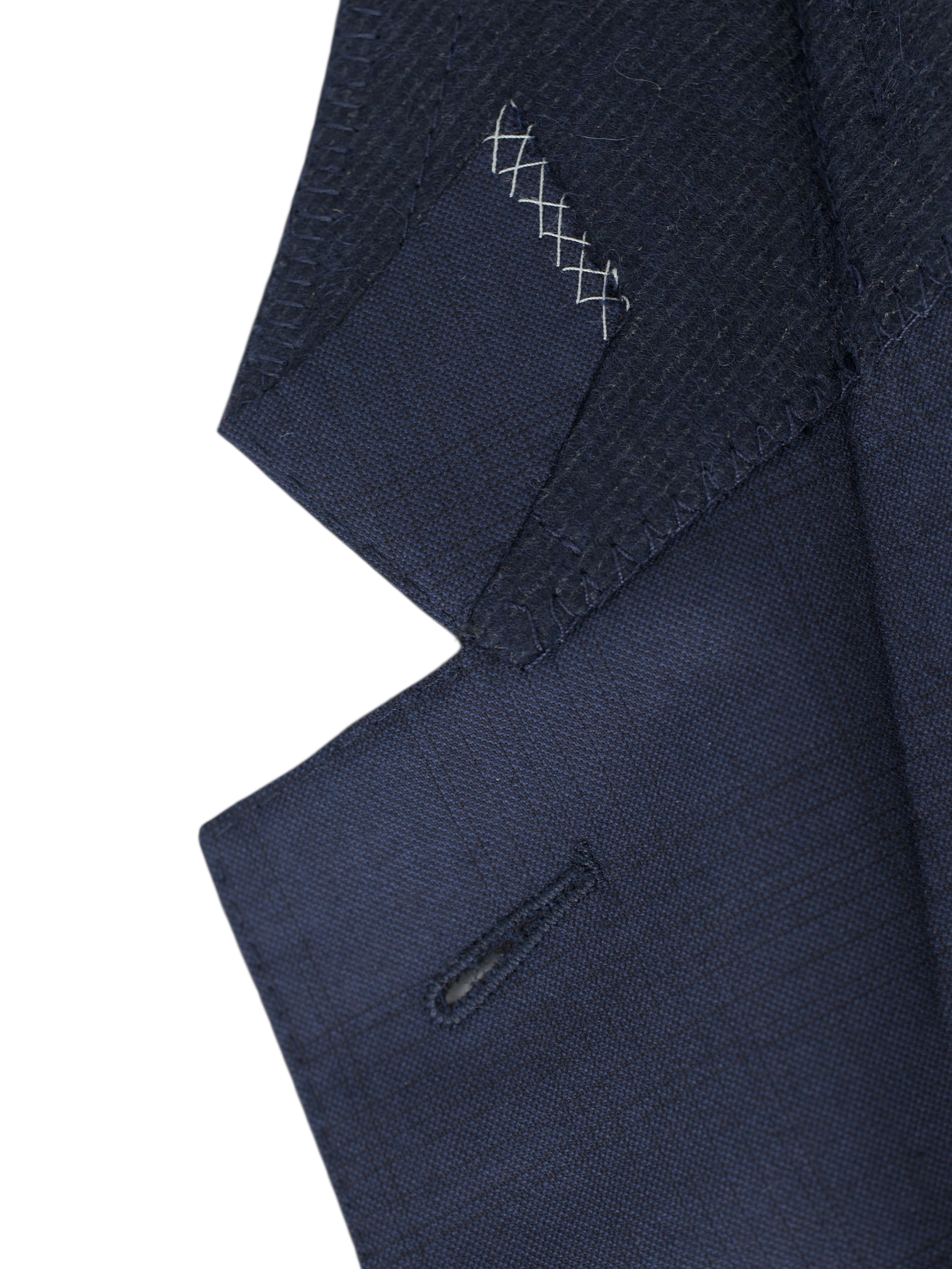 Ermenegildo Zegna Navy 12milmil12 Shadow-Check Milano Suit