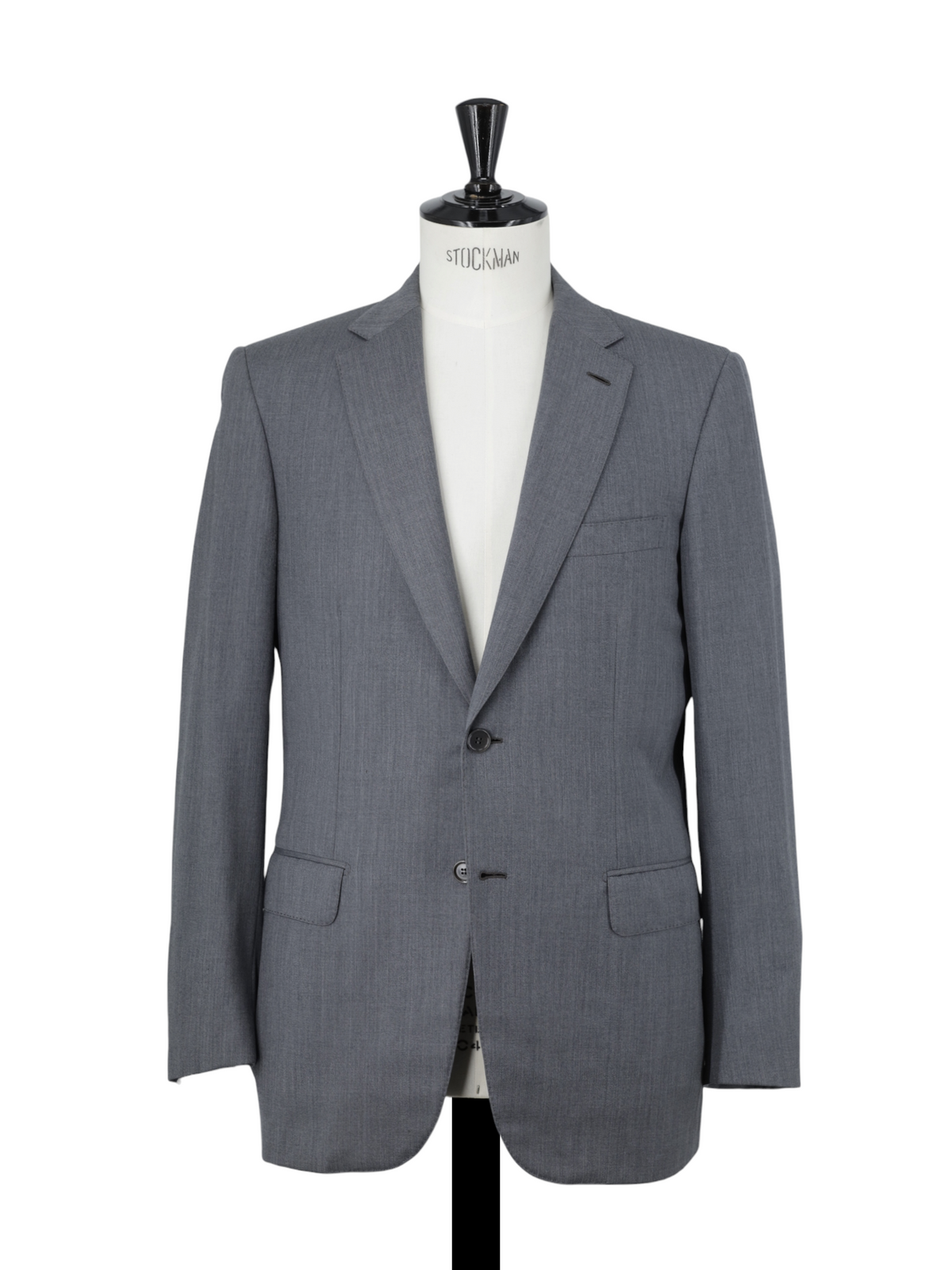 Brioni Grey Super 150's Micro-Herringbone Suit