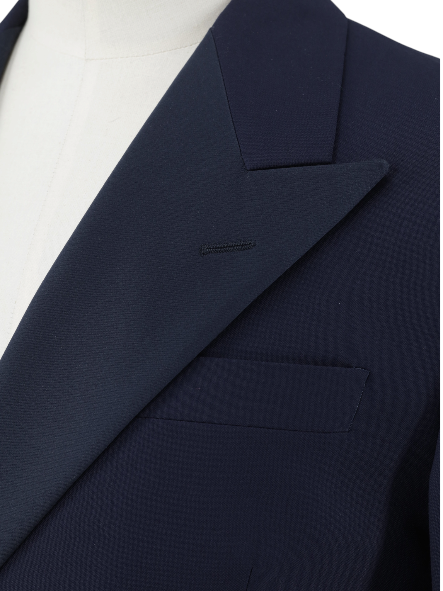 Ralph Lauren Navy Wool Double-Breasted Italian-Made Tuxedo Jacket