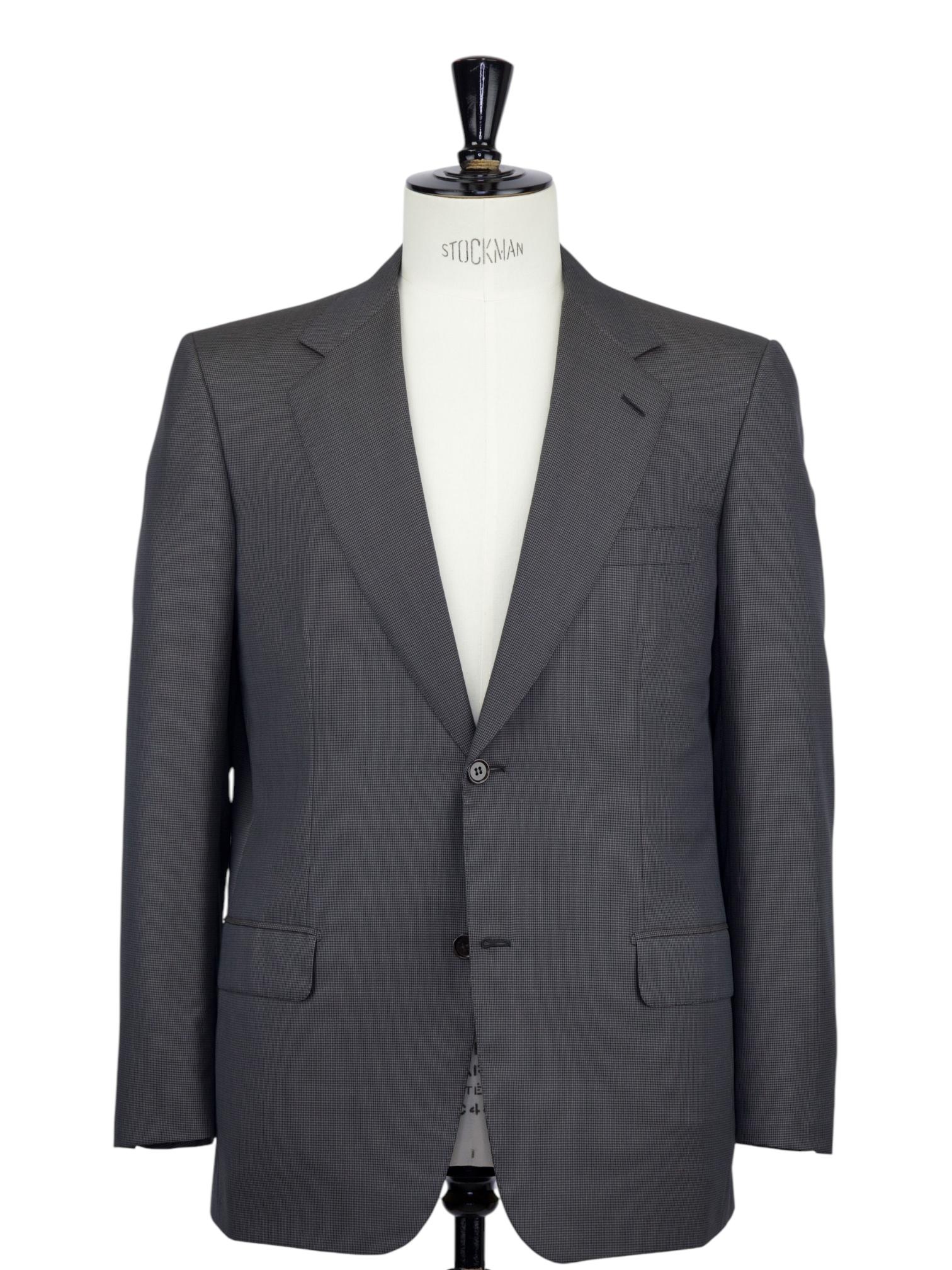 Brioni Grey Wool & Silk Puppytooth Palatino Suit