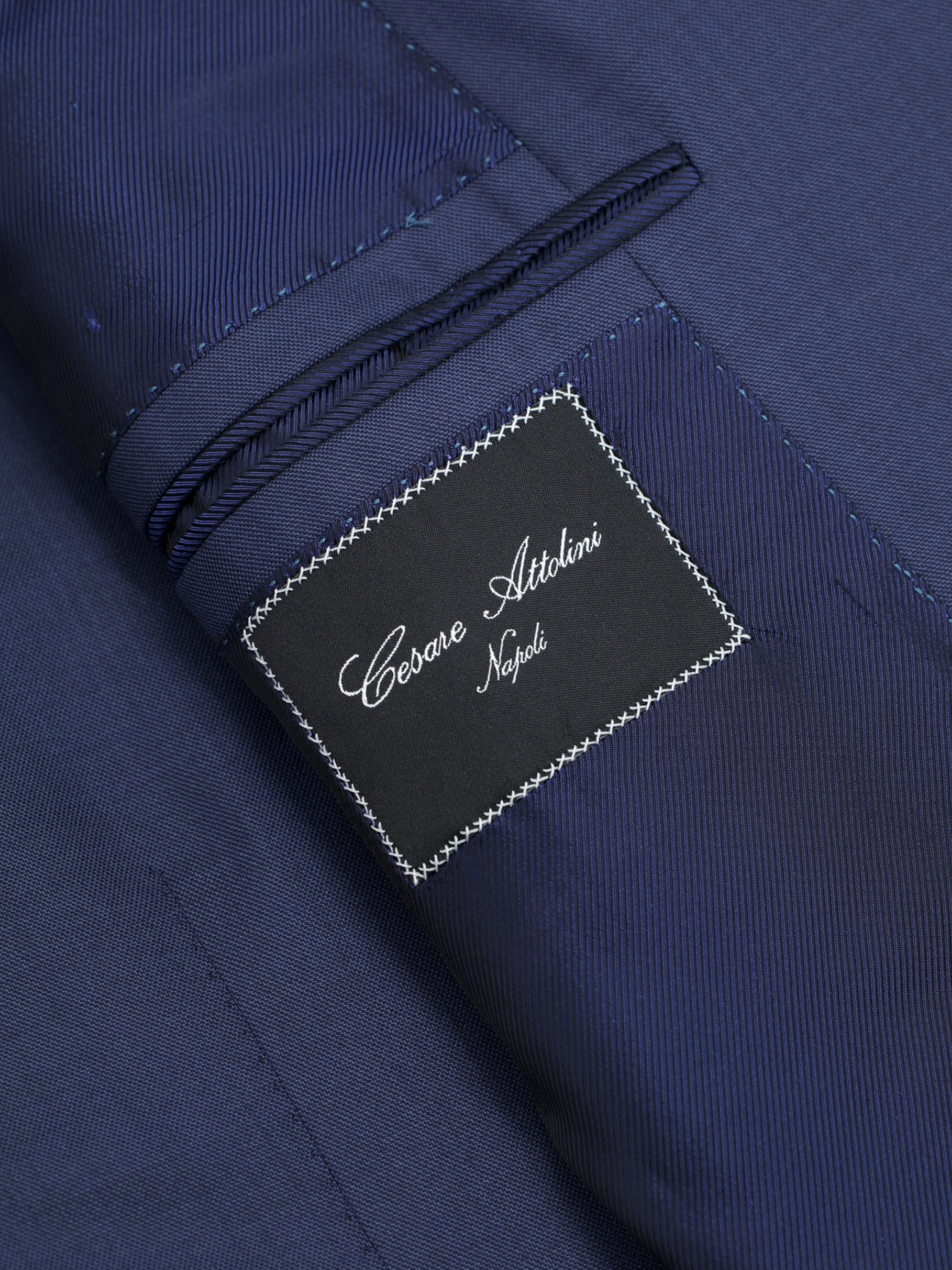 Cesare Attolini Celestial Blue Super 160's Sharskin Suit