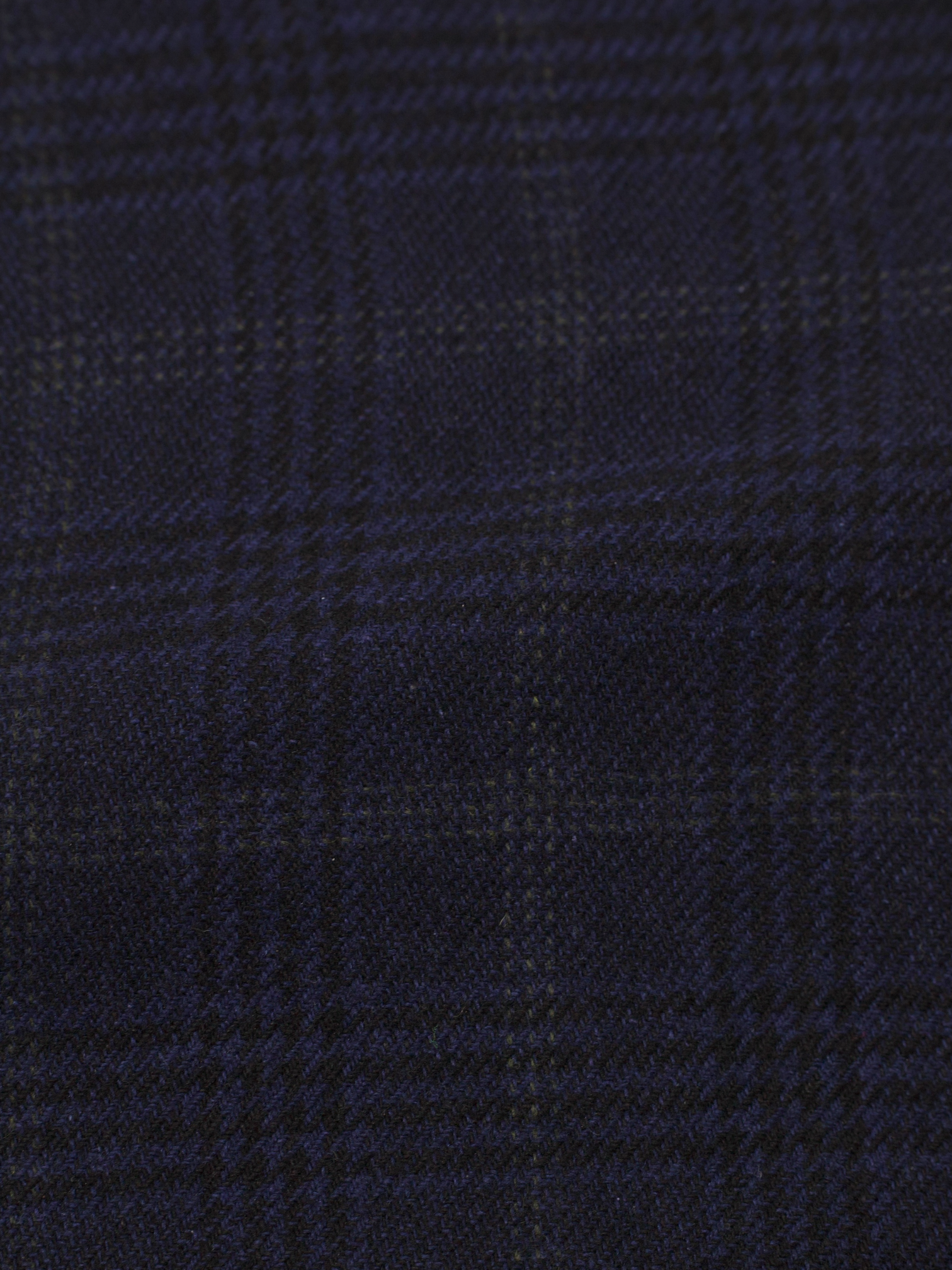 Brioni Dark Blue Silk & Cashmere Overcheck Palatino Jacket