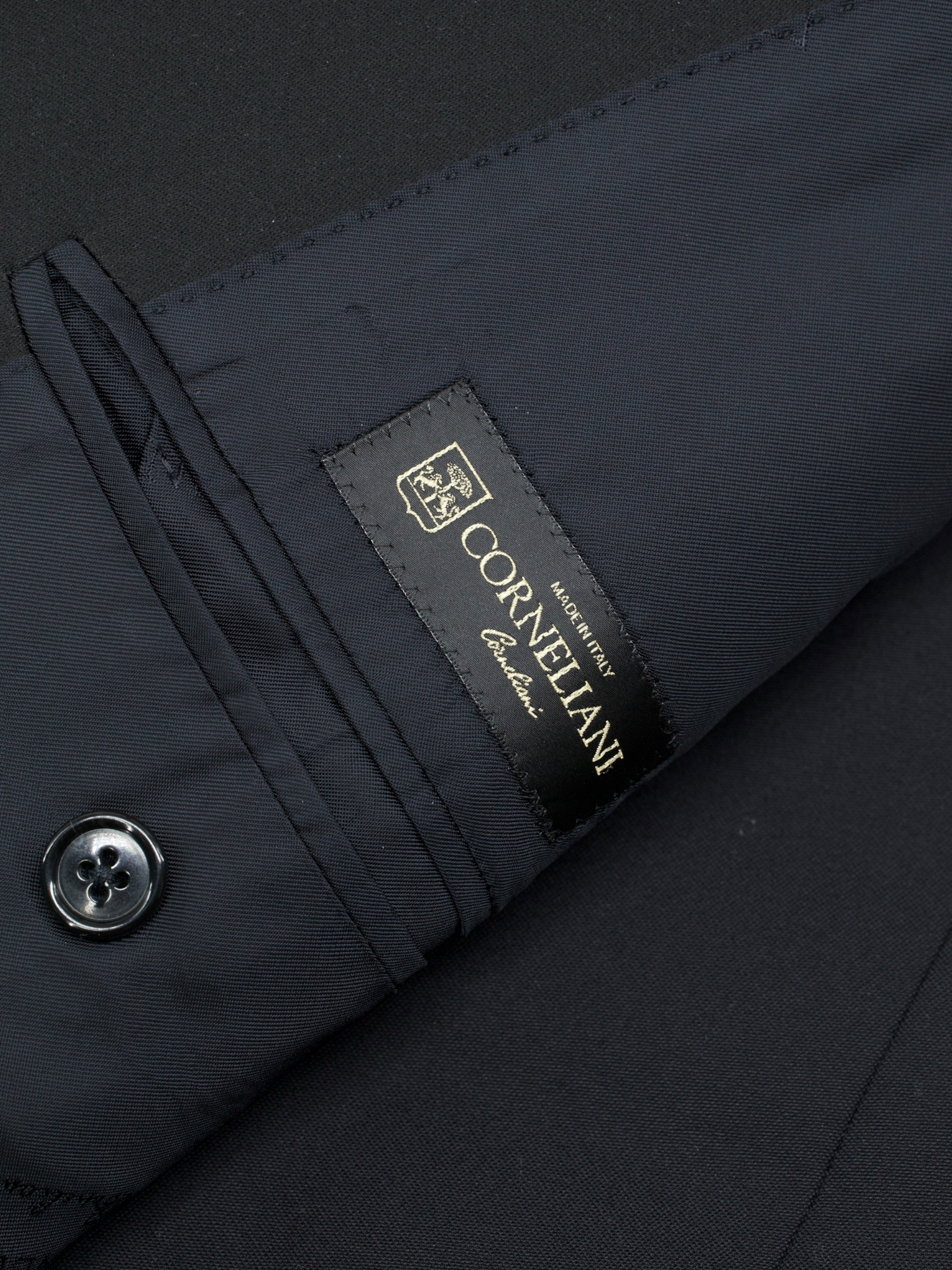 Corneliani Black Classic Super 150's Wool Tuxedo