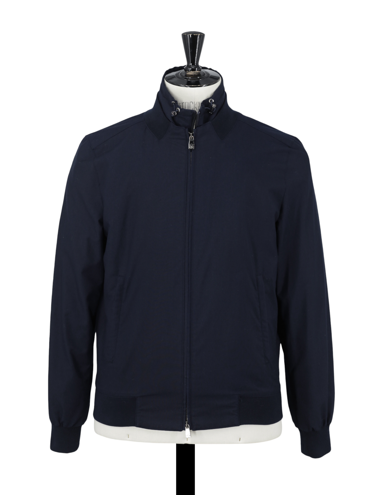 Corneliani Navy Softshell Waterrepellent Bomberjacket