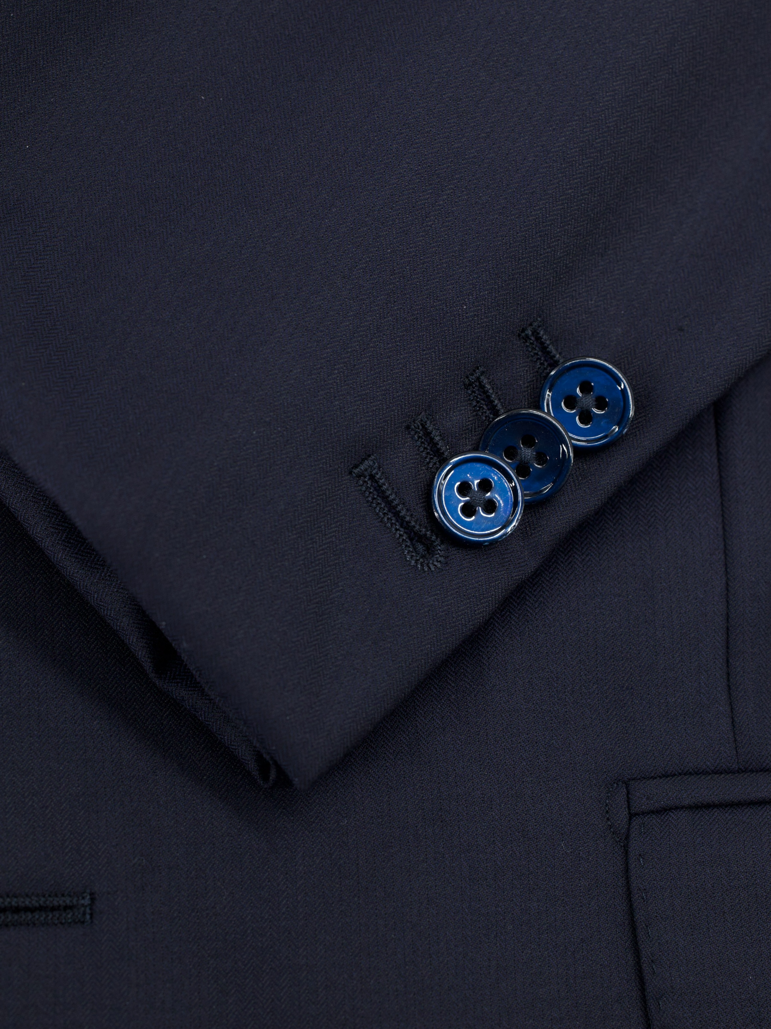 Ermenegildo Zegna Navy 12milmil12 Micro-Herringbone Suit