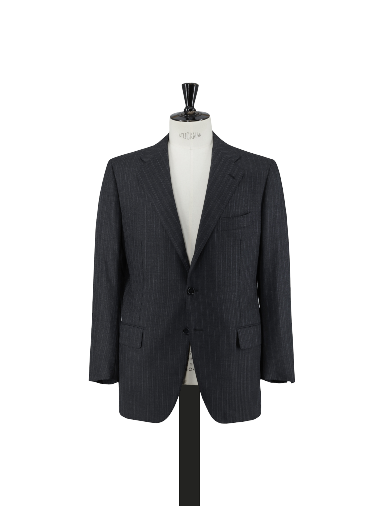 Cesare Attolini Vintage Grey Wool & Cashmere Multi-Pinstripe Suit