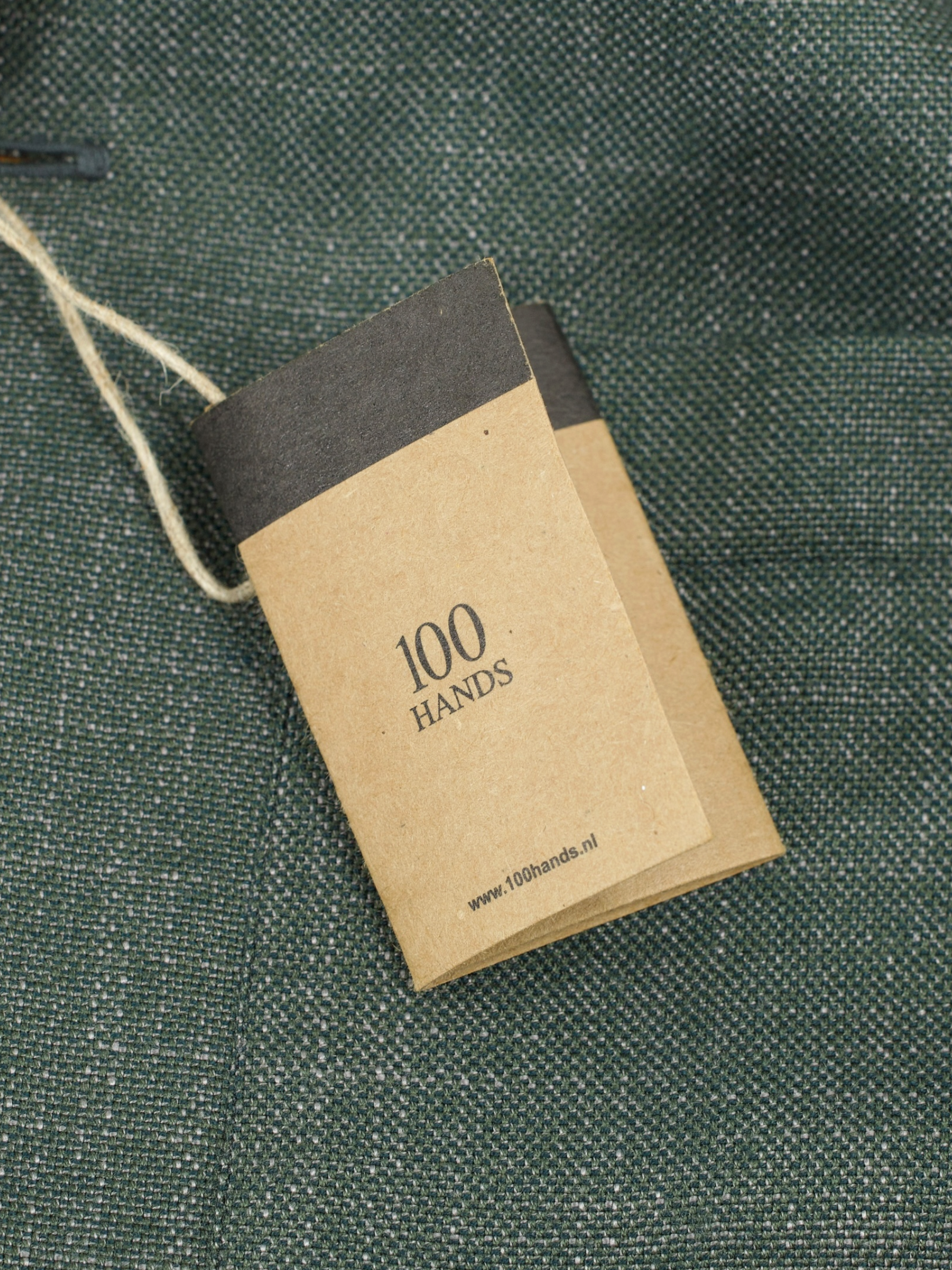 100 Hands Sage Green Huddersfield Bamboo Pinpoint Overshirt