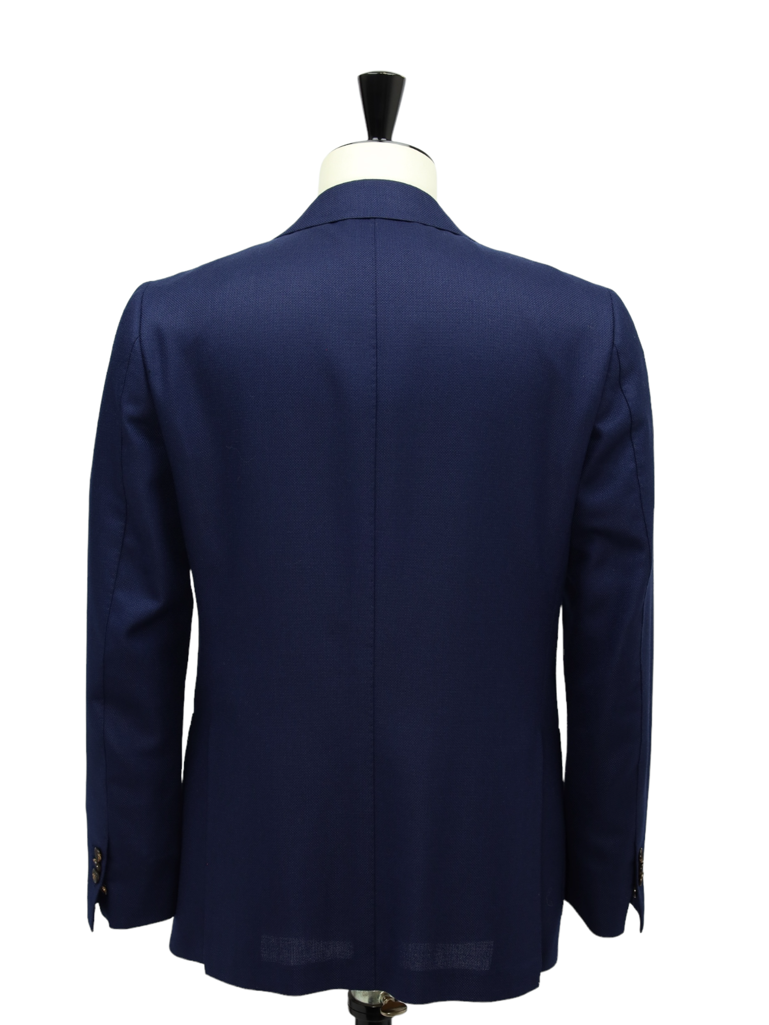 Cesare Attolini Navy Micro-Structure Wol & Kasjmier Blazer