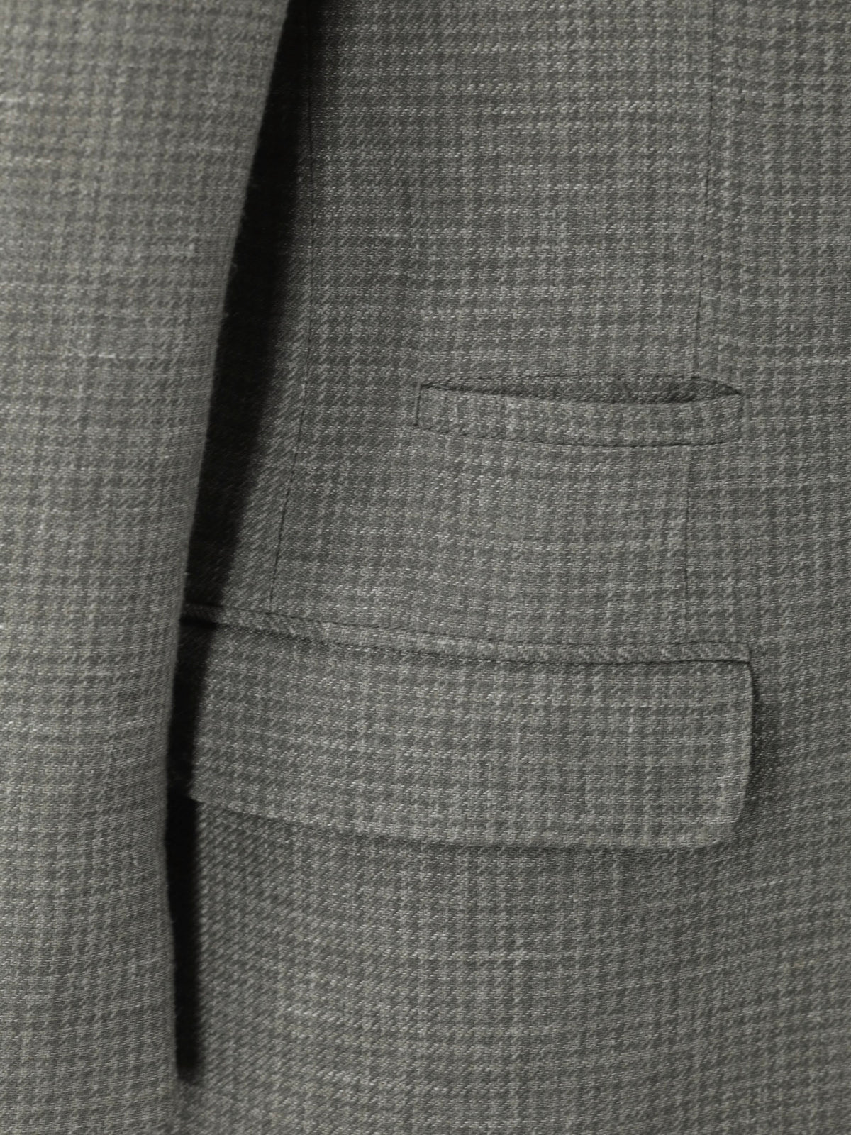 Brunello Cucinelli Sage Green Wool, Linen & Silk Pied de Poule Jacket