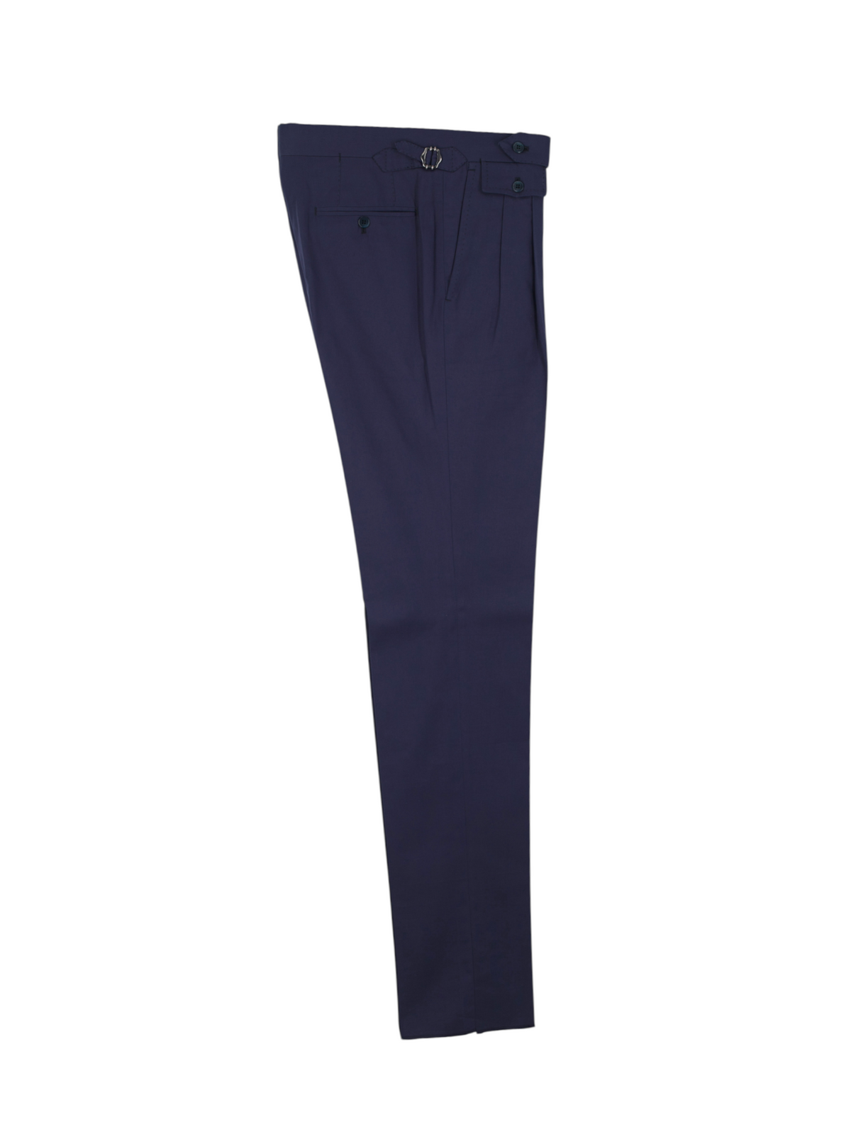 Sartoria Voglio Dark Blue Caccioppoli Cotton Twill Sartorial Trousers