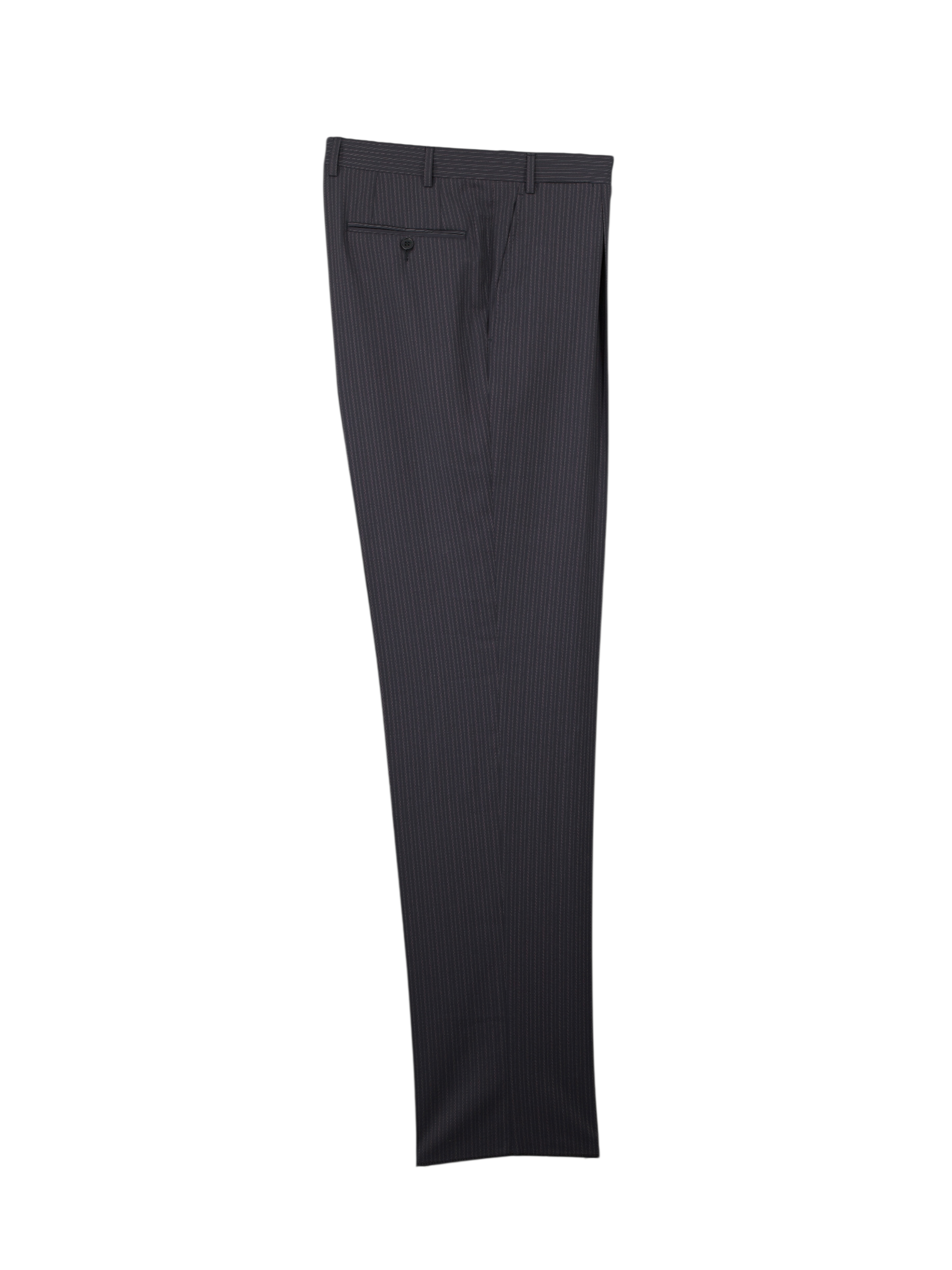 Canali Dark Grey Super 120's Multi-Pinstripe Ceremonial Trousers