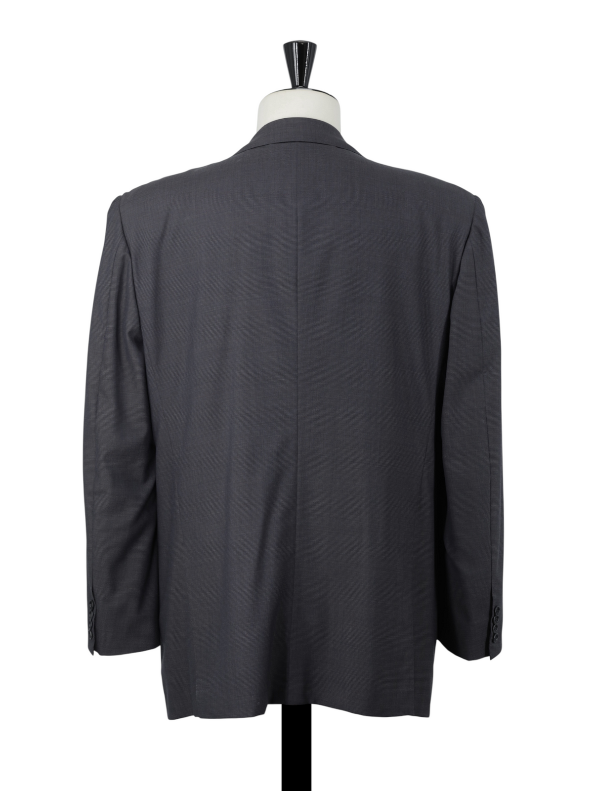 Kiton Dark Grey Fine-Wool Puppytooth Vintage Straight-Fit Suit