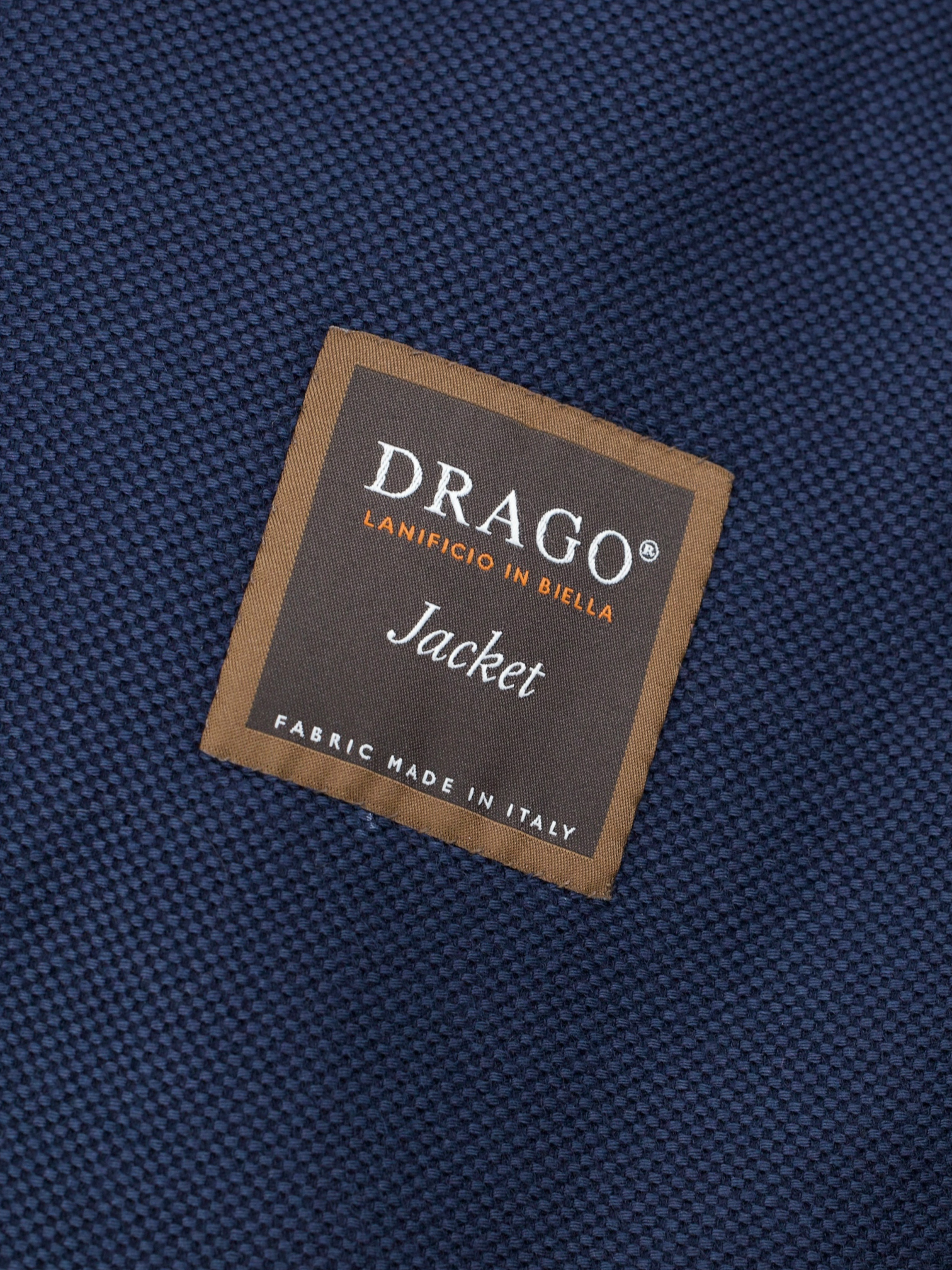 100 Hand Dark Blue Drago Cotton-Piqué Traveller Jacket