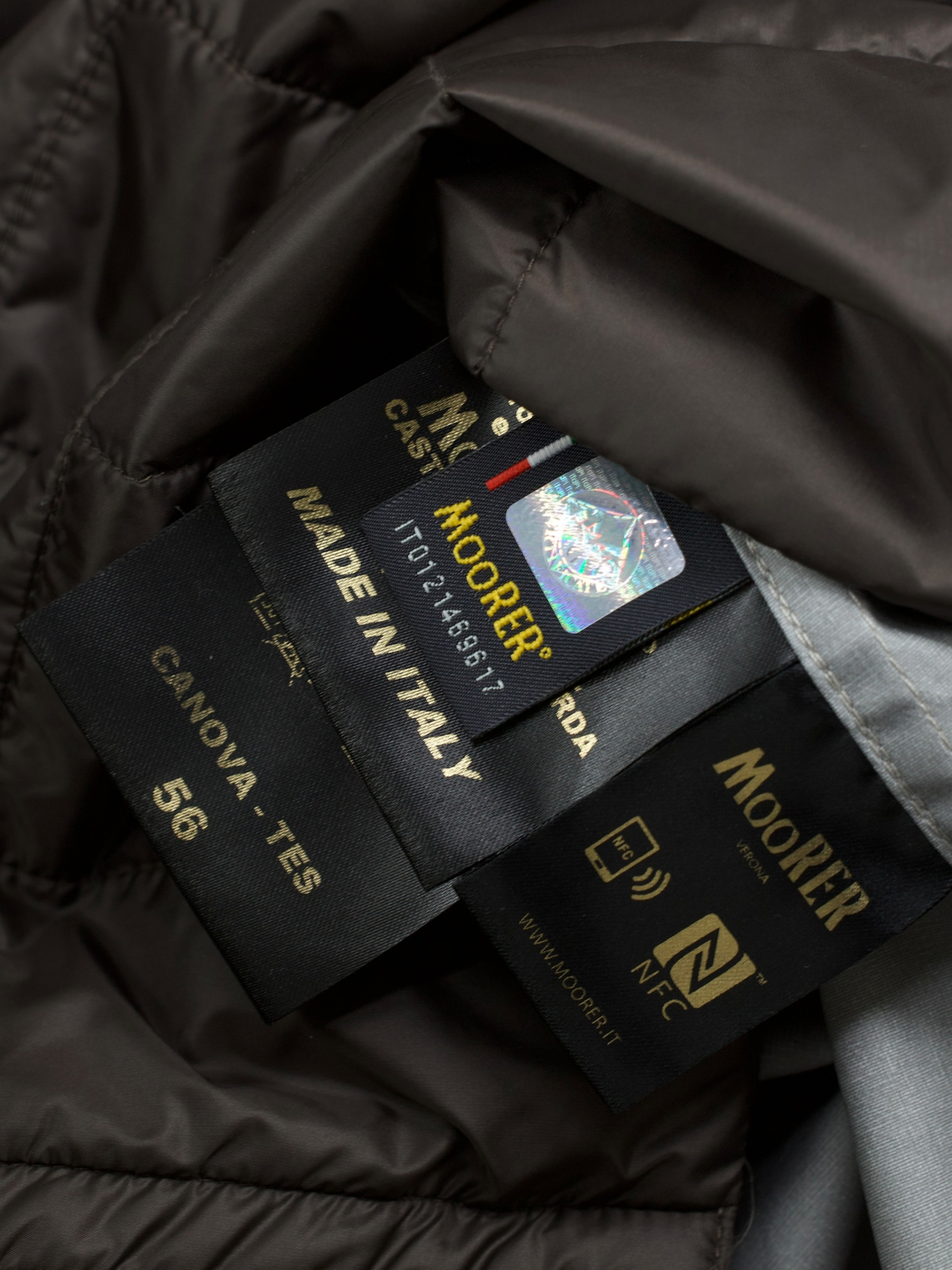MooRER Beige Cotton-Blend "Canova" Raincoat