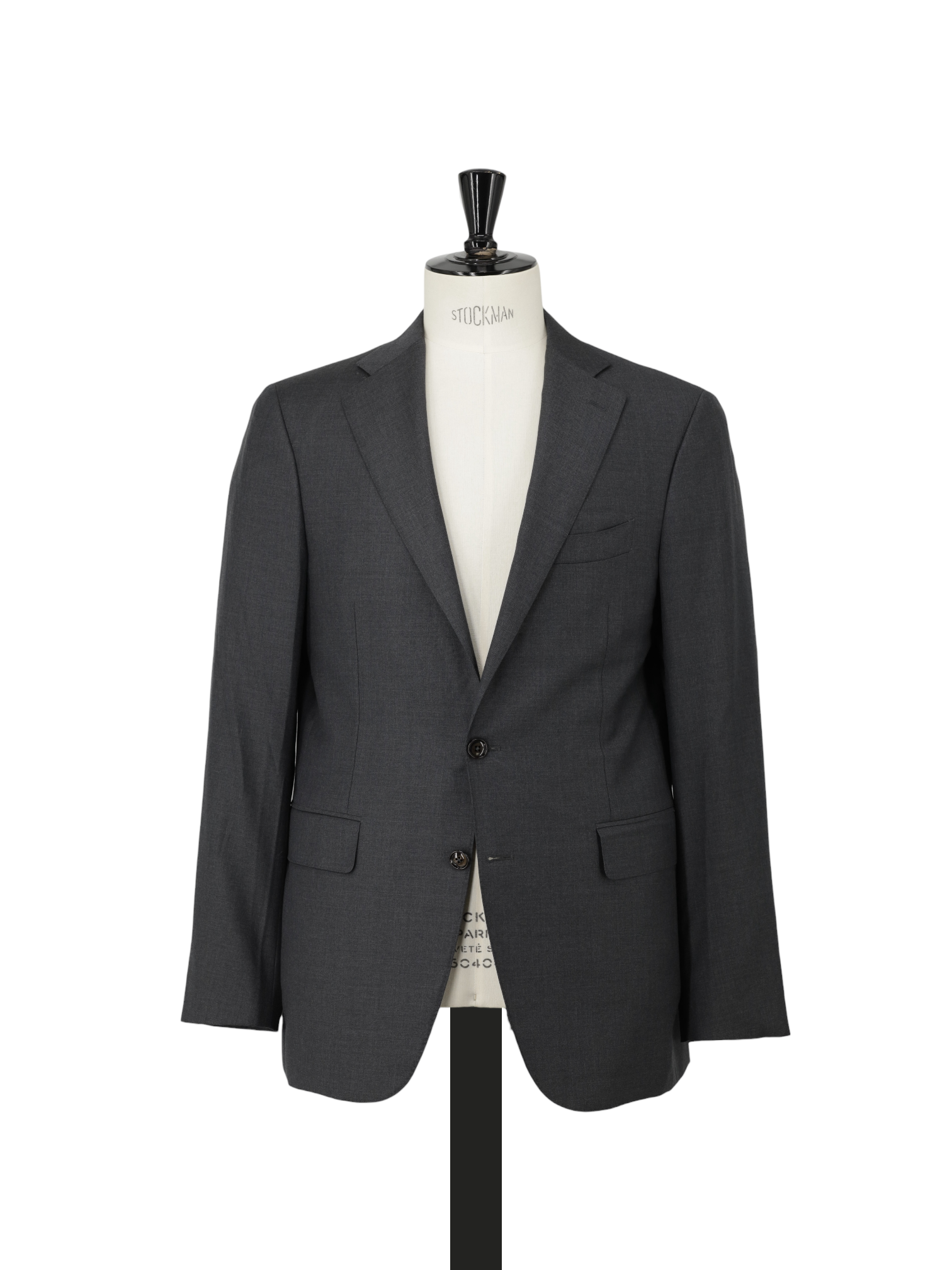 Canali Dark Grey Fine-Wool Essential Twill Suit